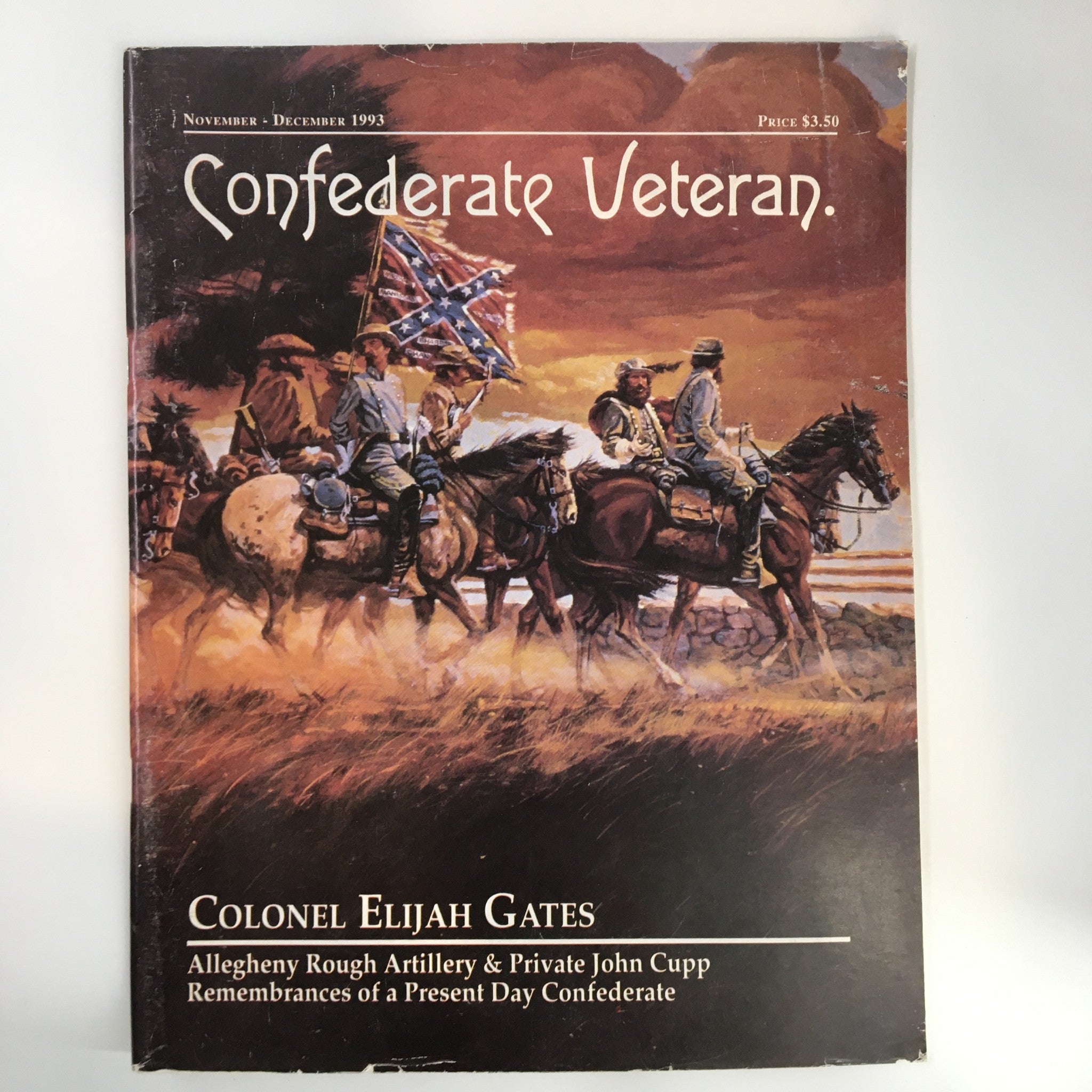 Confederate Veteran Magazine November 1993 Colonel Elijah Gates