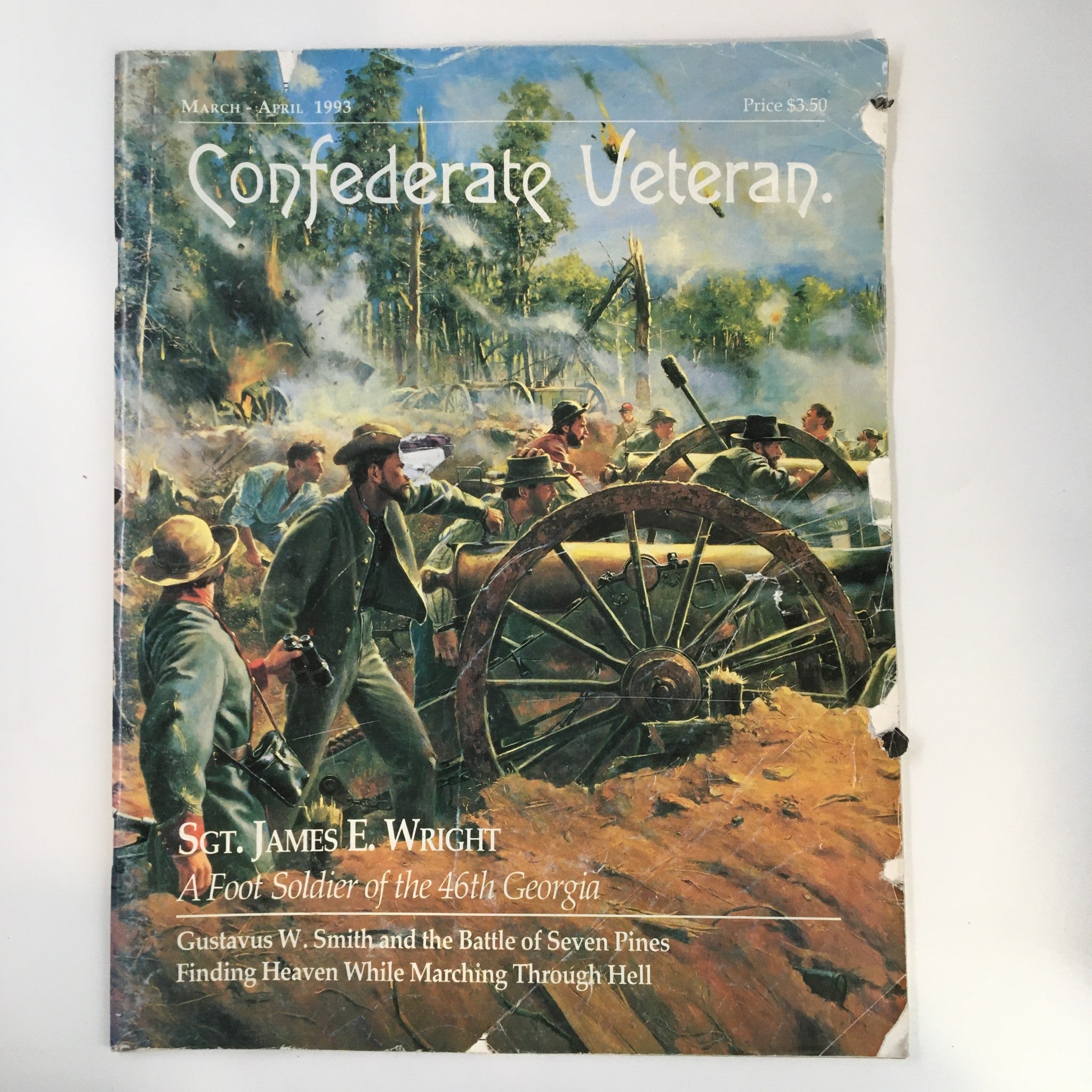 Confederate Veteran Magazine March 1993 Gustavus W. Smith & Battle of 7 Pines