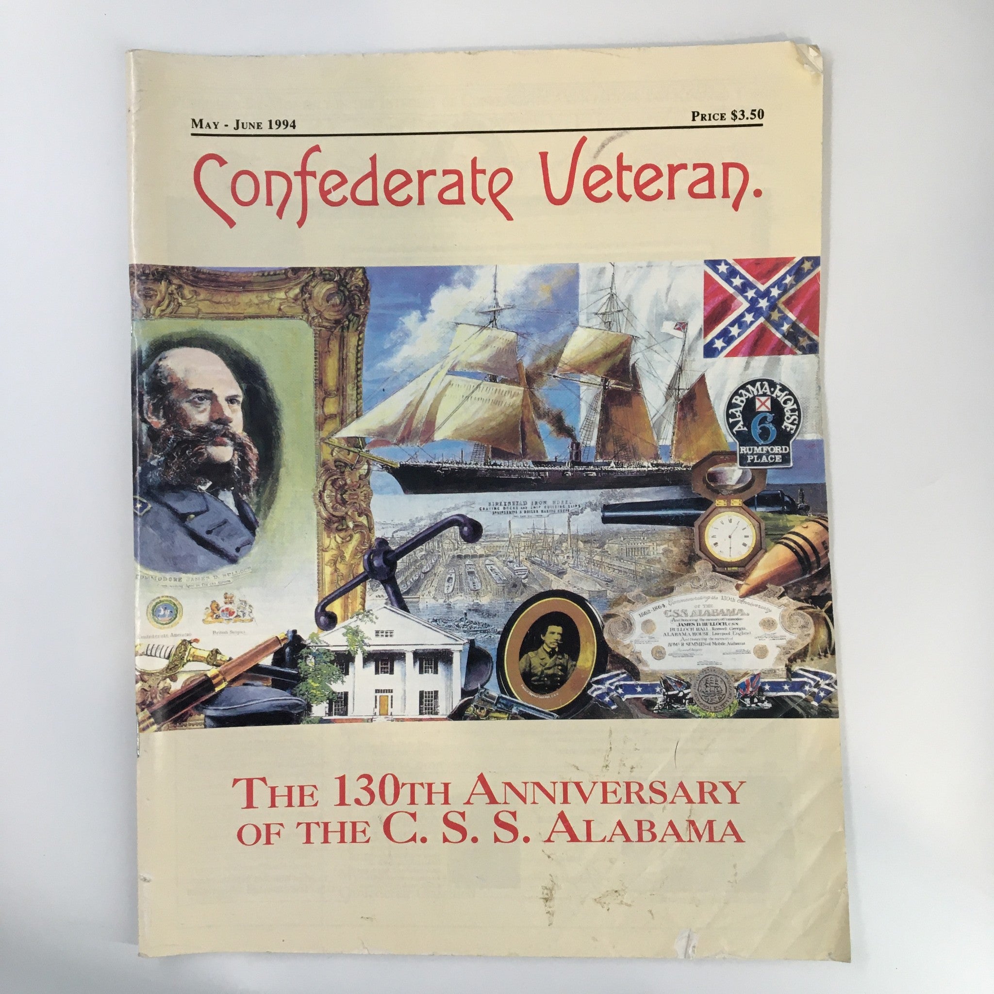 Confederate Veteran Magazine May 1994 The 130th Anniversary of The CSS Alabama