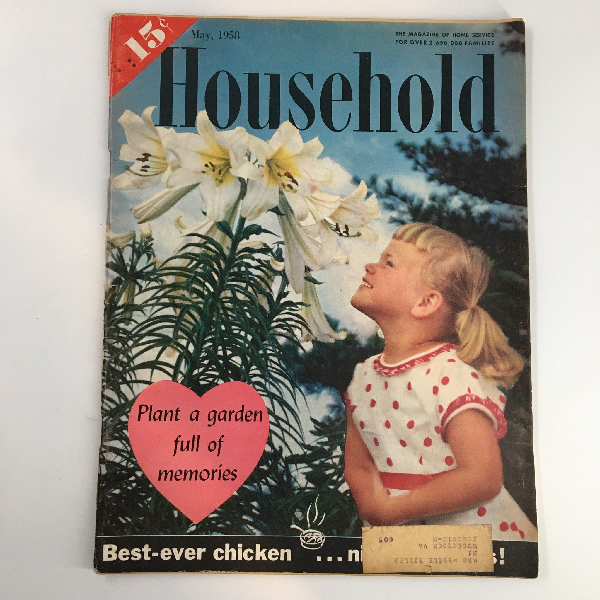 VTG Household Magazine May 1958 Plant A Garden Full of Memories