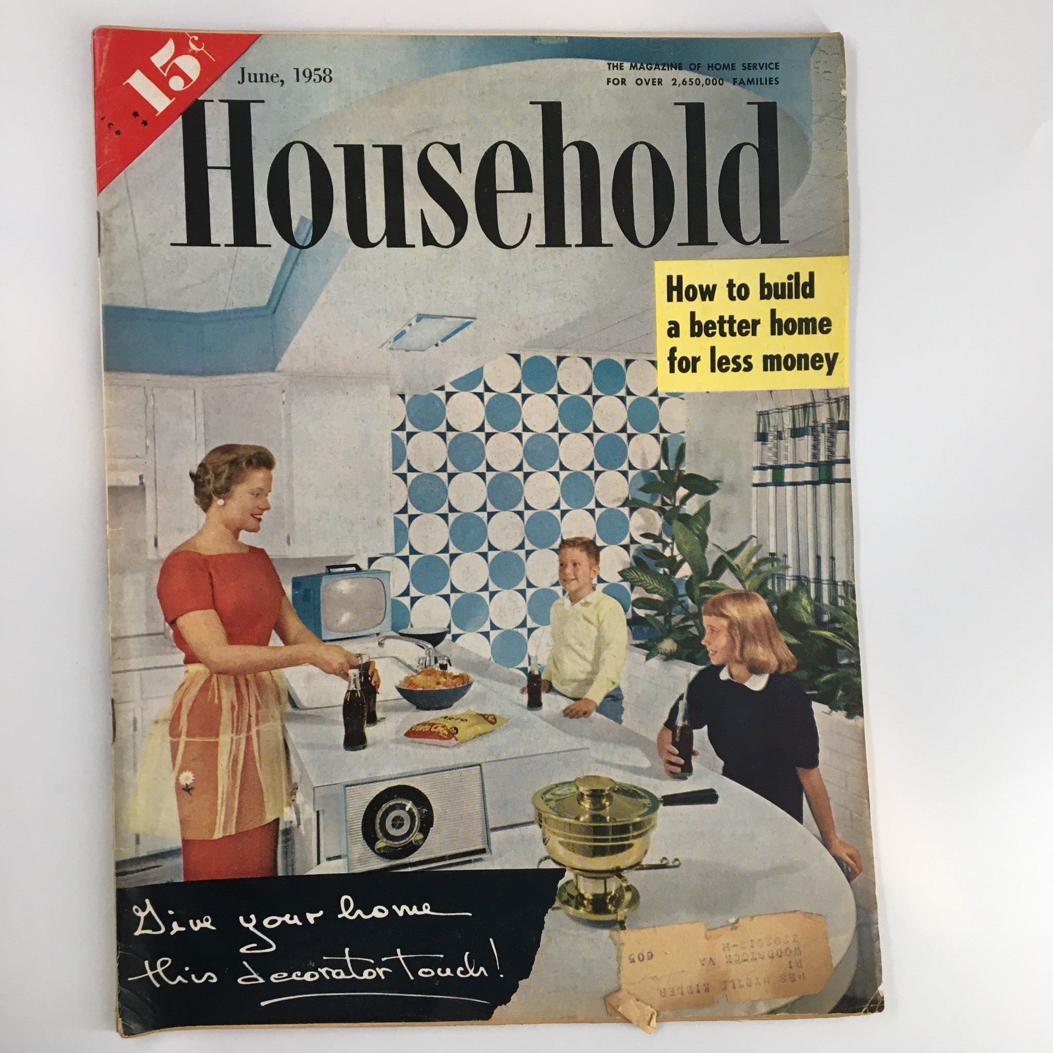 VTG Household Magazine June 1958 How To Build A Better Home For Less Money