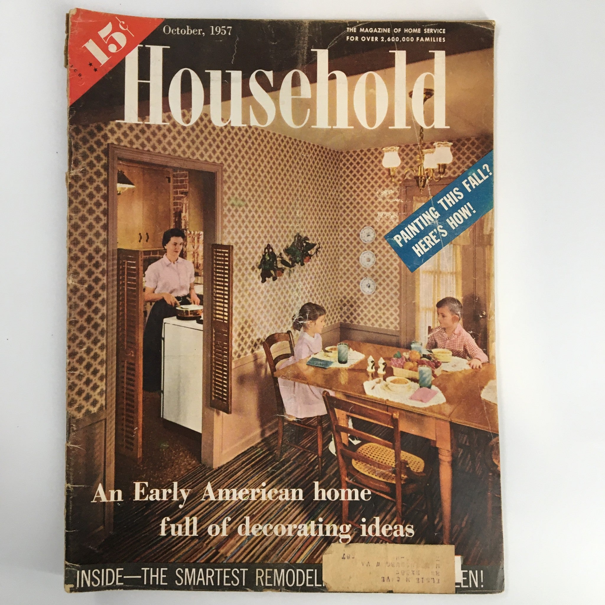 VTG Household Magazine October 1957 Foods You'll Remember From Town in America