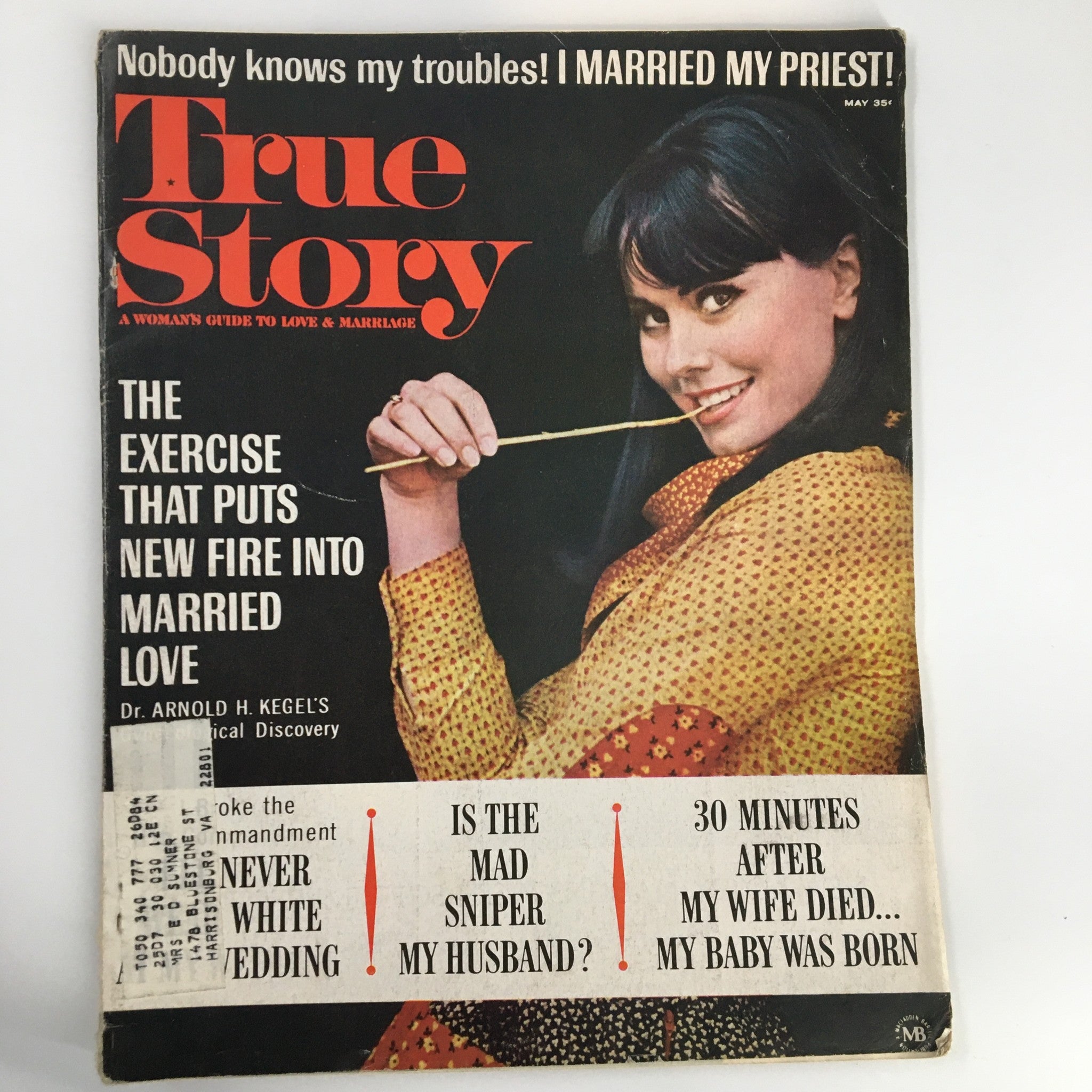 VTG True Story Magazine May 1967 The Exercise That Puts New Fire To Married Love