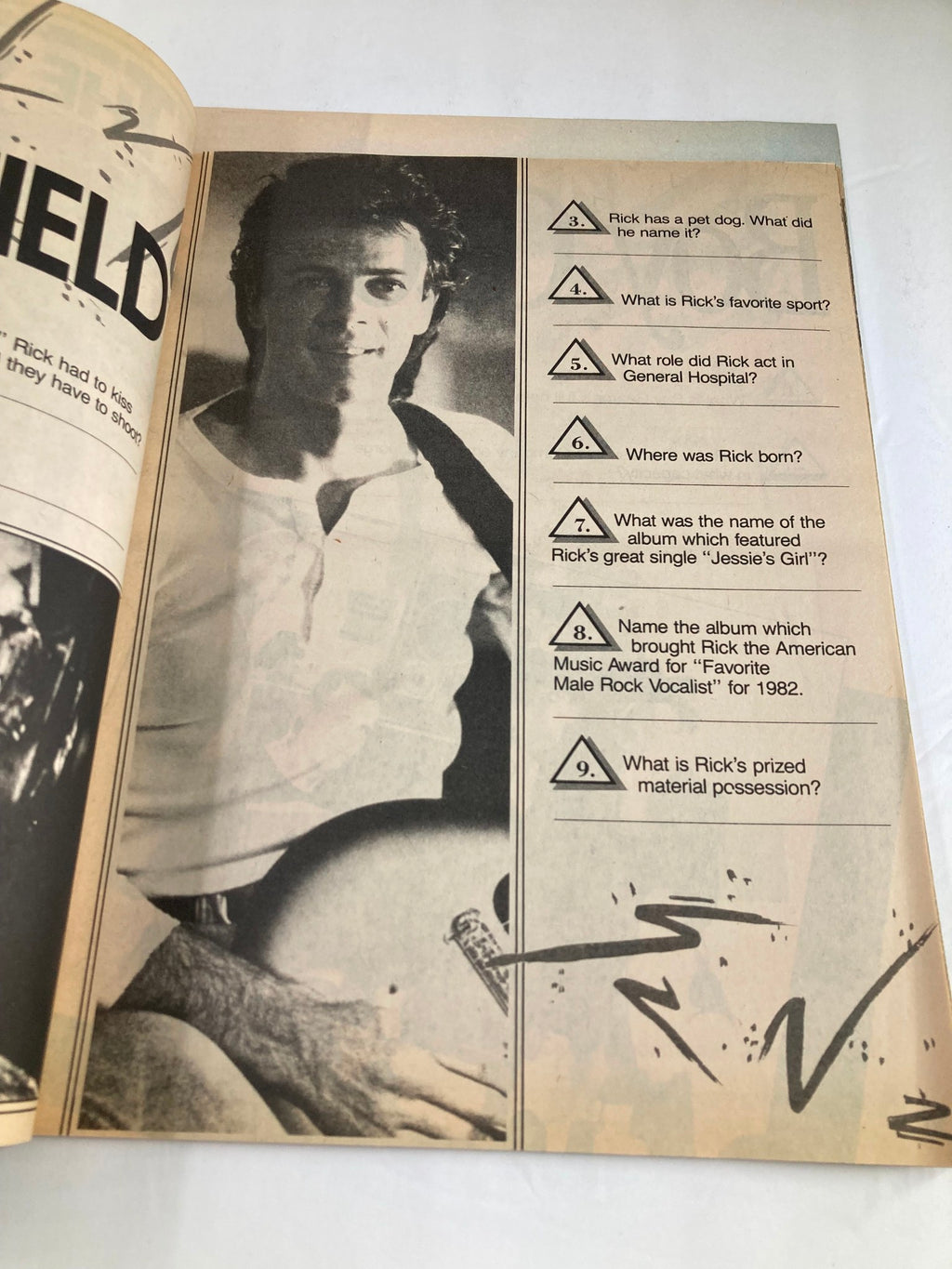 VTG Teen Trivia Mag: Fall 1984