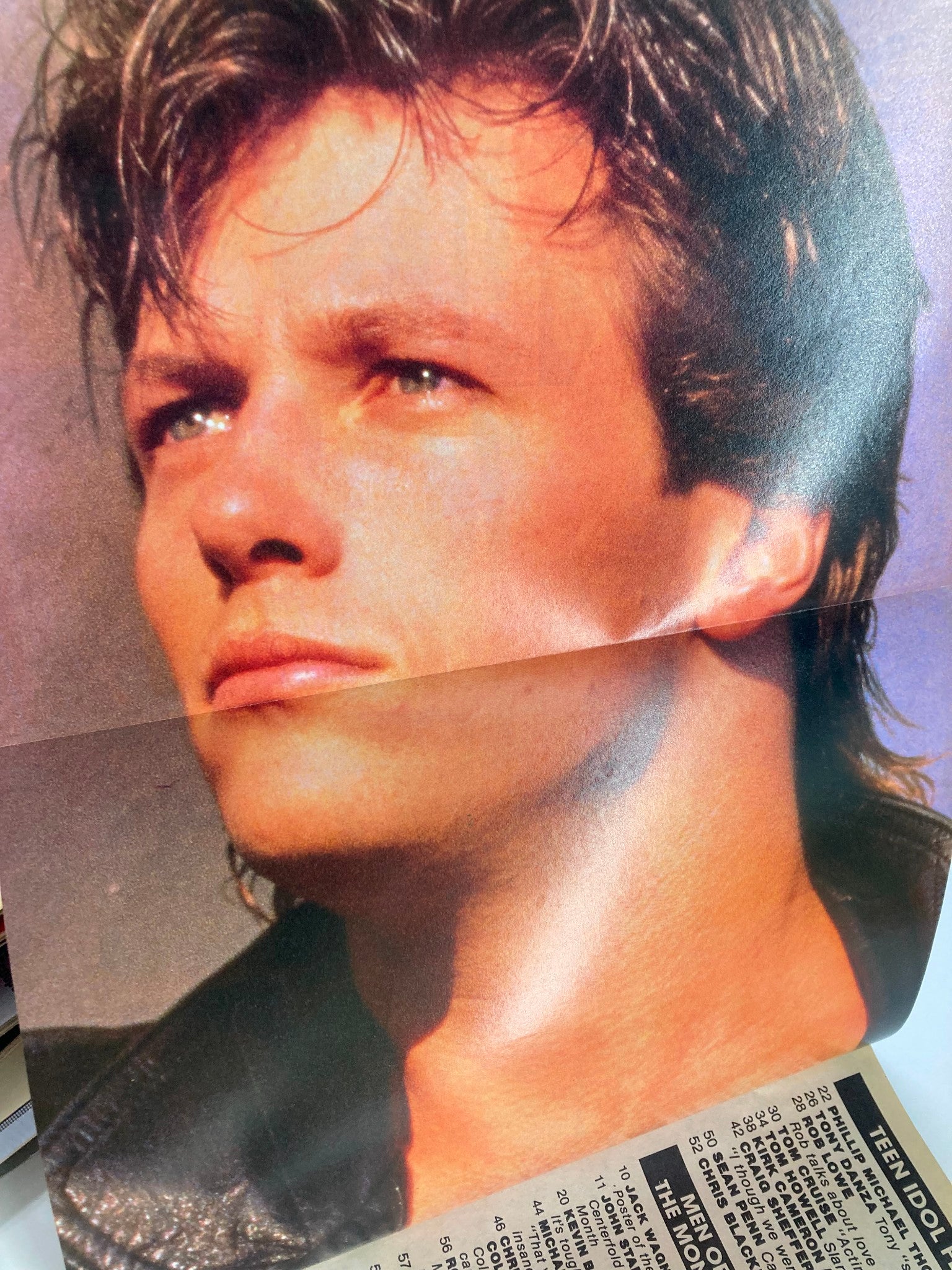 VTG Teen Idols Magazine June 1986 Jack Wagner, Rob Lowe w Poster No Label