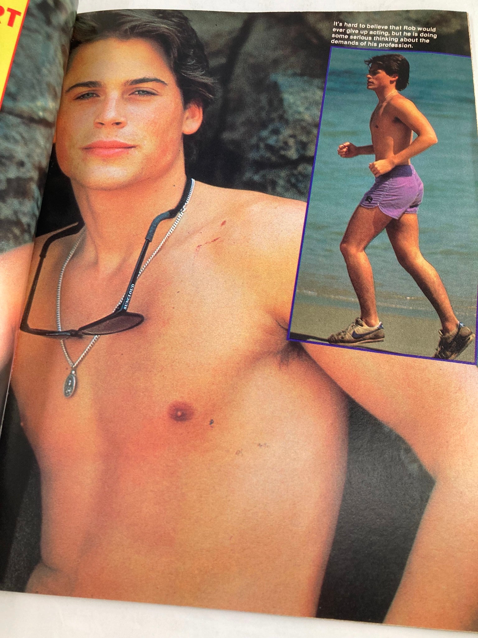 VTG Teen Idols Magazine August 1986 Vol 1 #6 John Stamos w Poster No Label