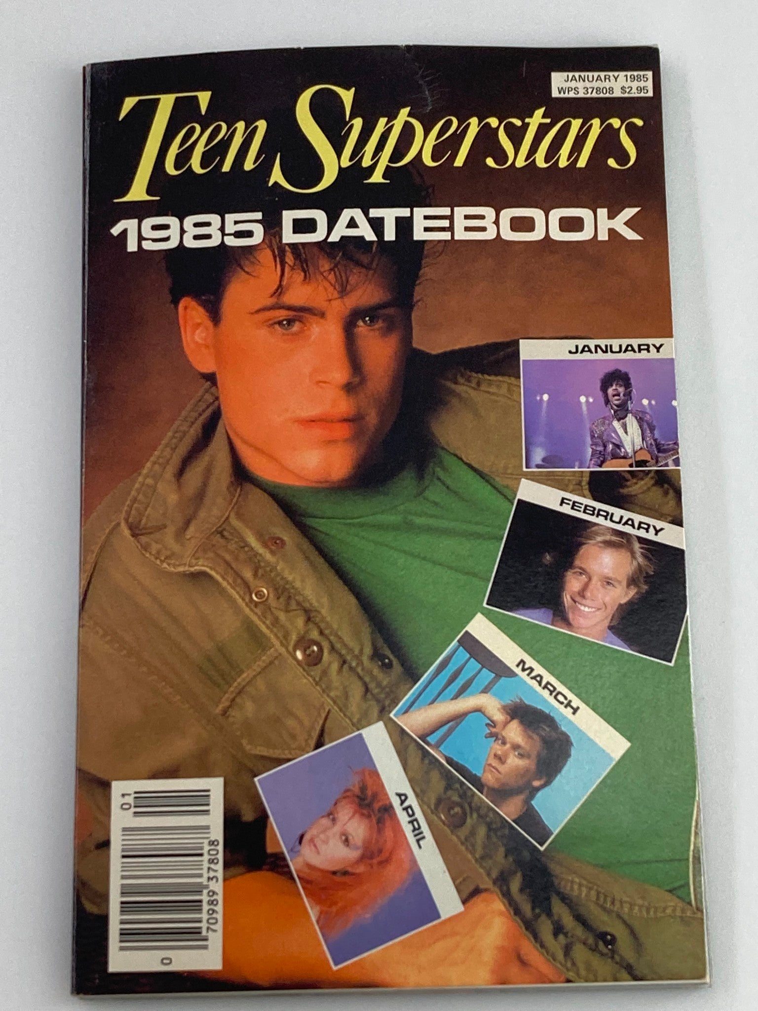 VTG Teen Superstars Datebook January 1985 Adam Ant, Chris Atkins No Label