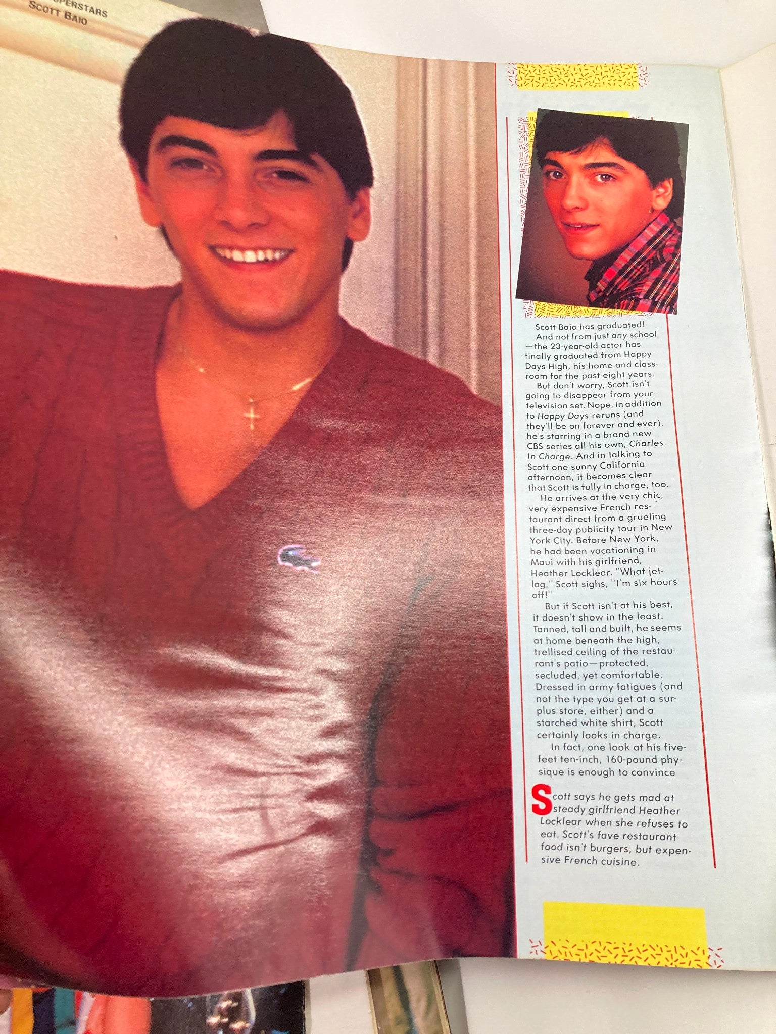 VTG Teen Superstars Magazine February 1985 Kyle MacLachlan No Label