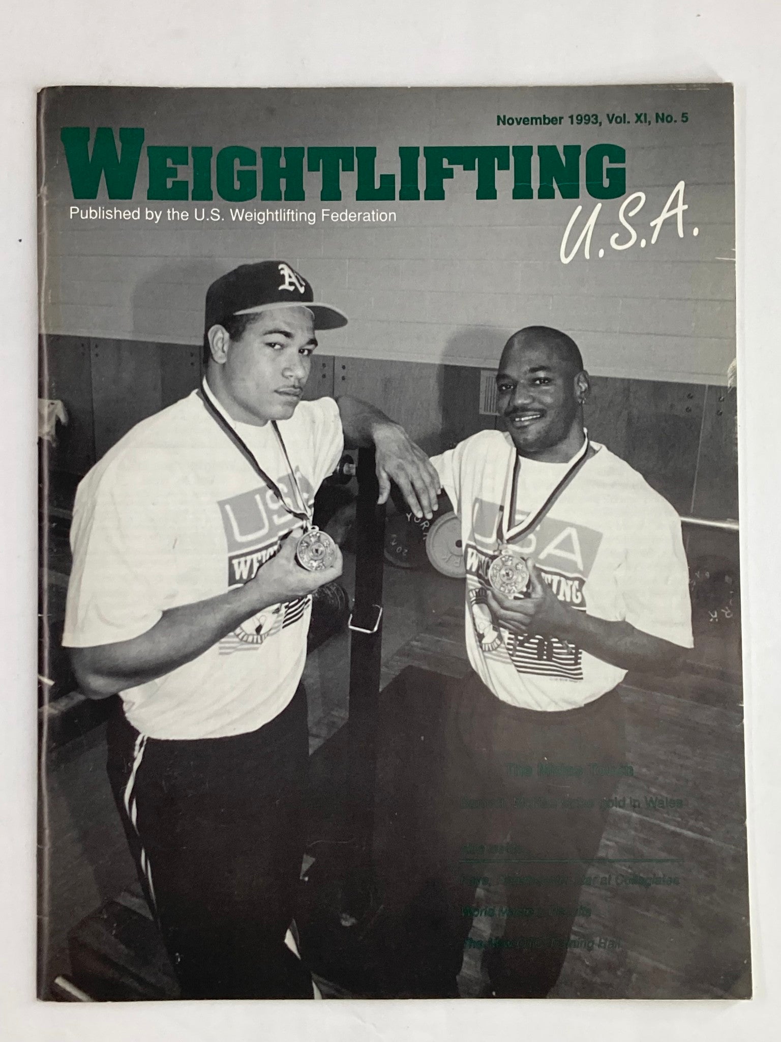 Weightlifting USA Magazine Vol 11 #5 November 1993 Barnett & McRae Silver Dragon