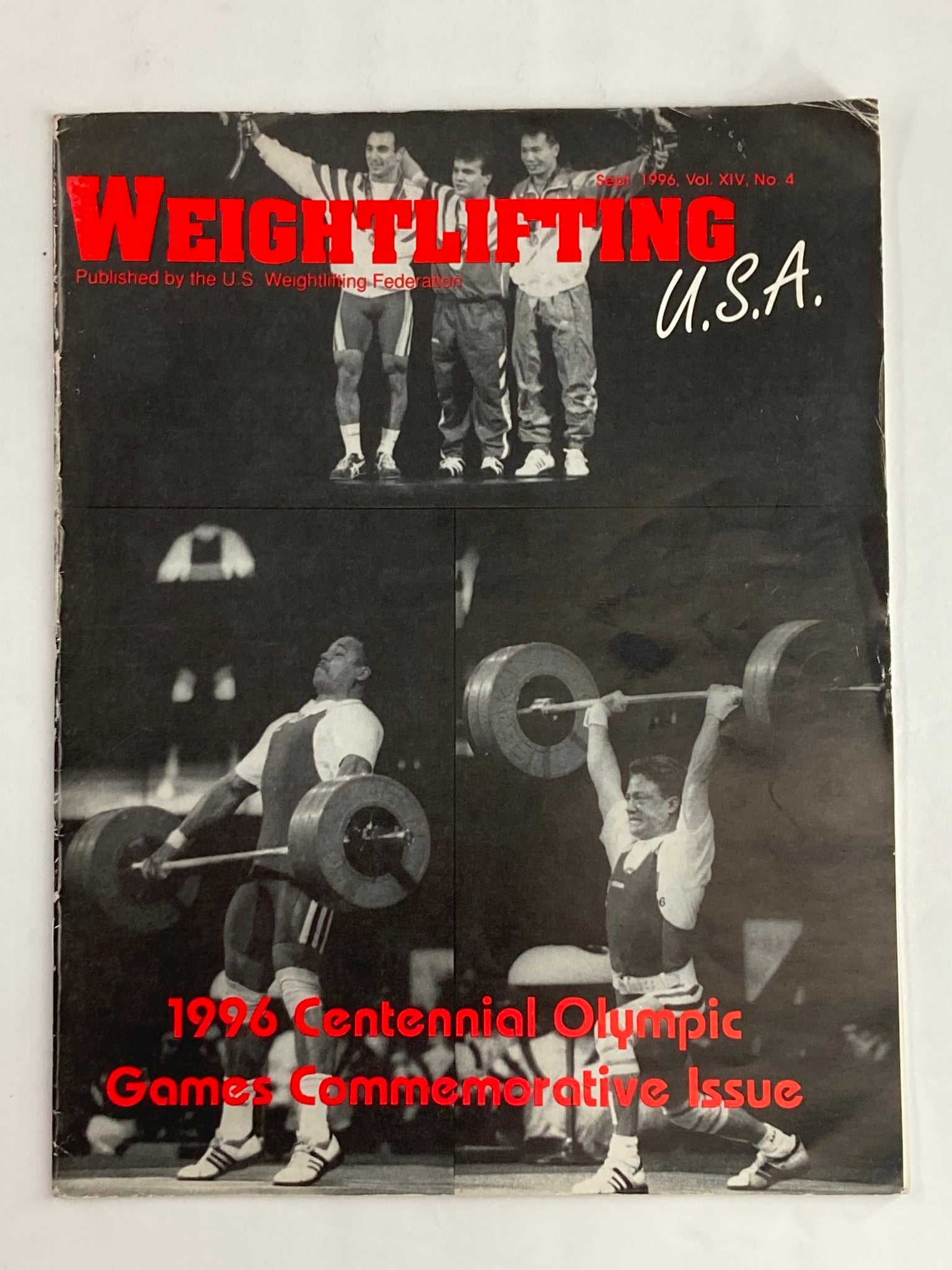 Weightlifting USA Magazine Vol 14 #4 September 1996 The 1996 Centennial Olympic