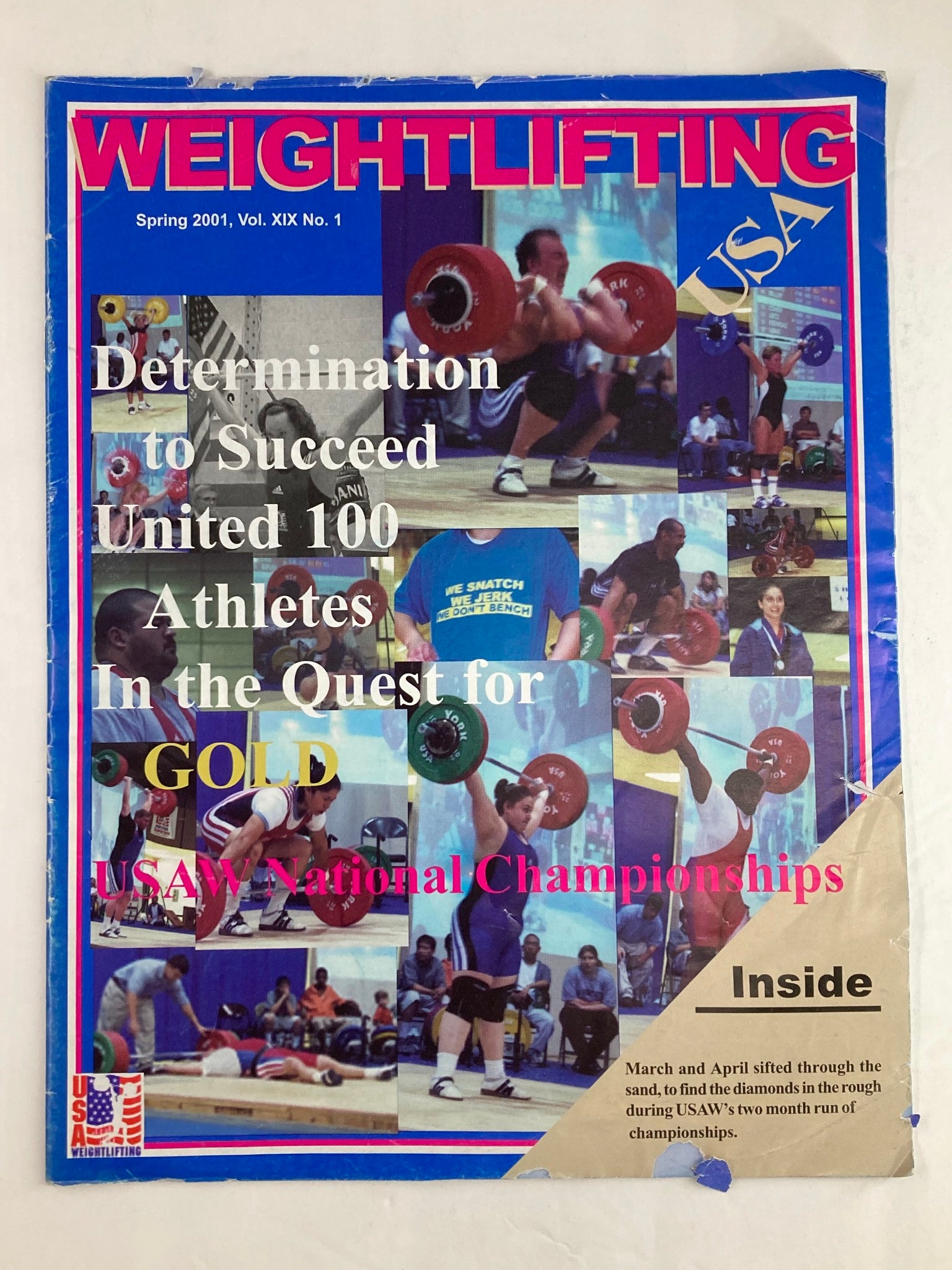 Weightlifting USA Magazine Vol 19 #1 Spring 2001 USAW National Championships