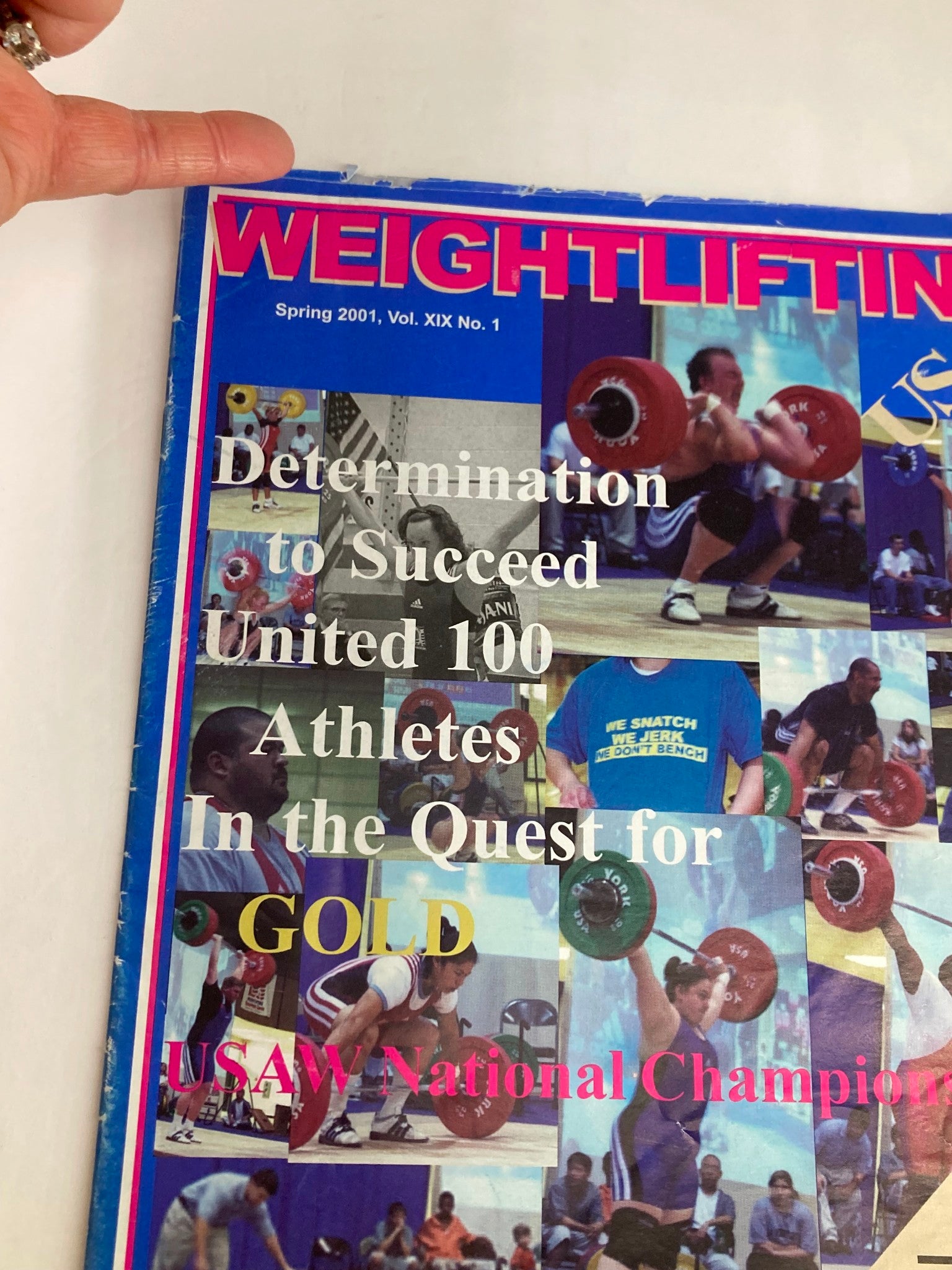 Weightlifting USA Magazine Vol 19 #1 Spring 2001 USAW National Championships