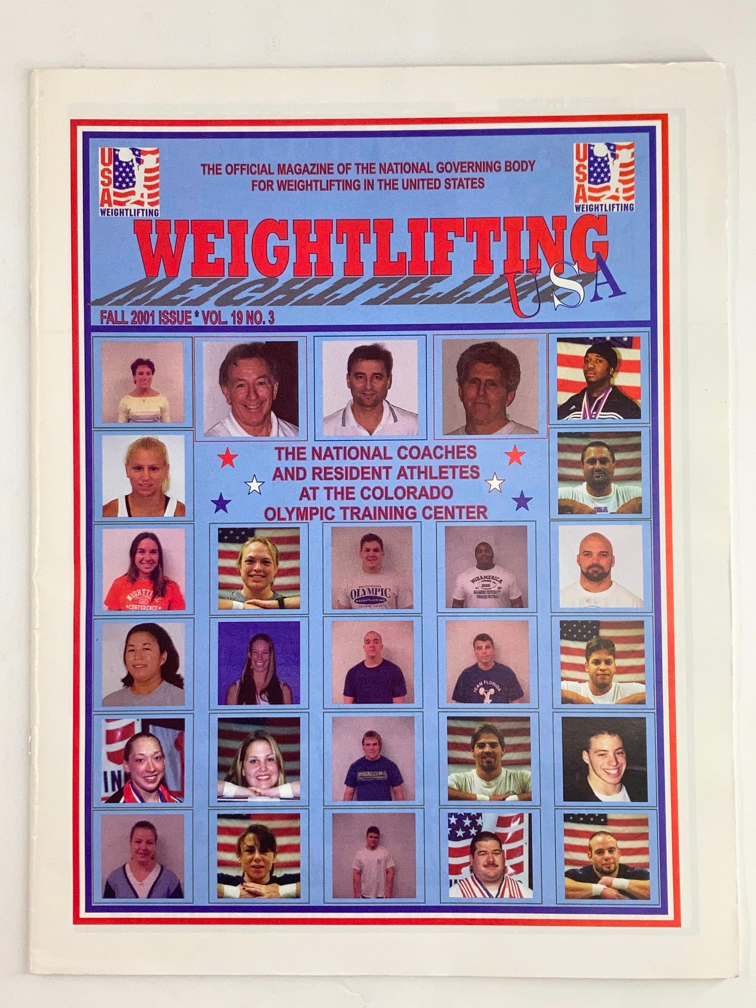 Weightlifting USA Magazine Vol 19 #3 Fall 2001 National Coaches & Athletes