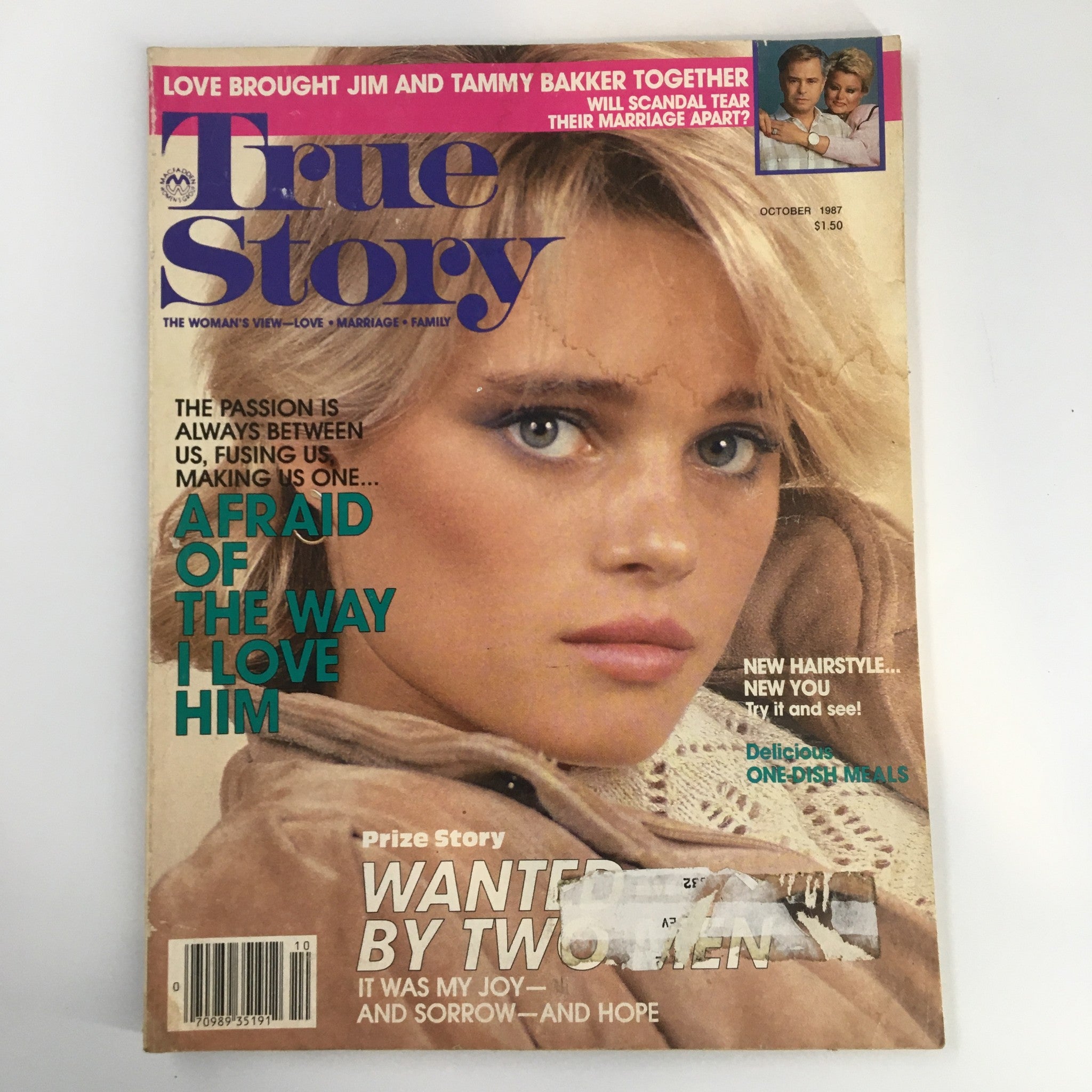 VTG True Story Magazine October 1987 Afraid of The Way I Love Him