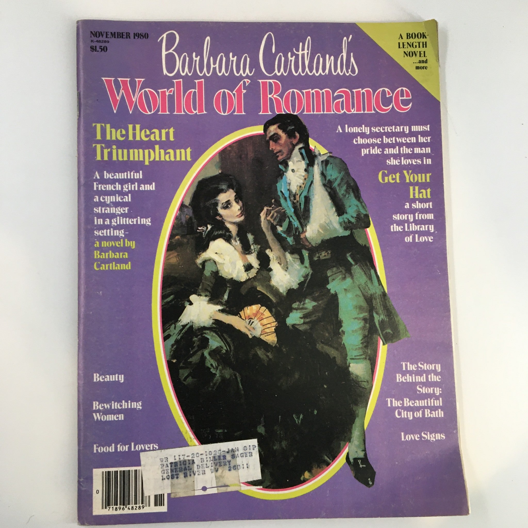 Barbara Cartland's World of Romance November 1980 The Heart Triumphant