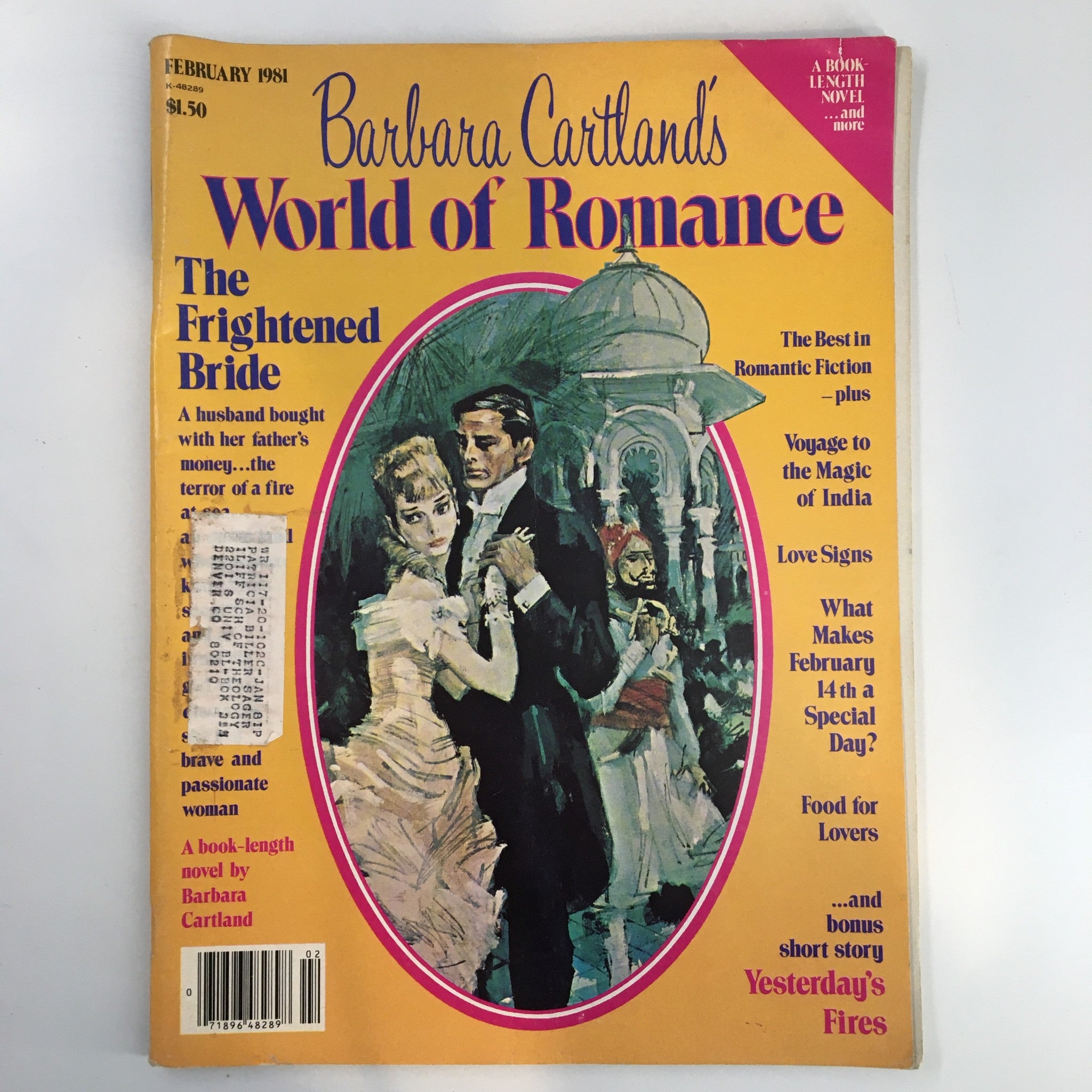 Barbara Cartland's World of Romance February 1981 The Frightened Bride Story