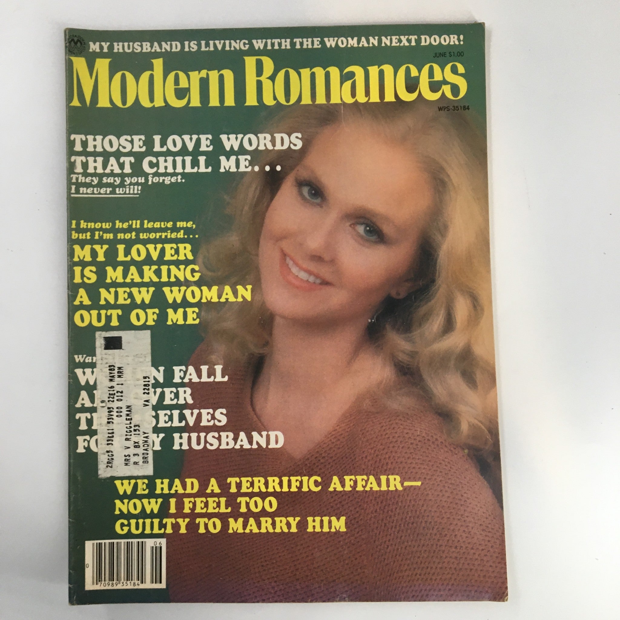 Modern Romances Magazine June 1982 My Lover Is Making A New Woman Out of Me