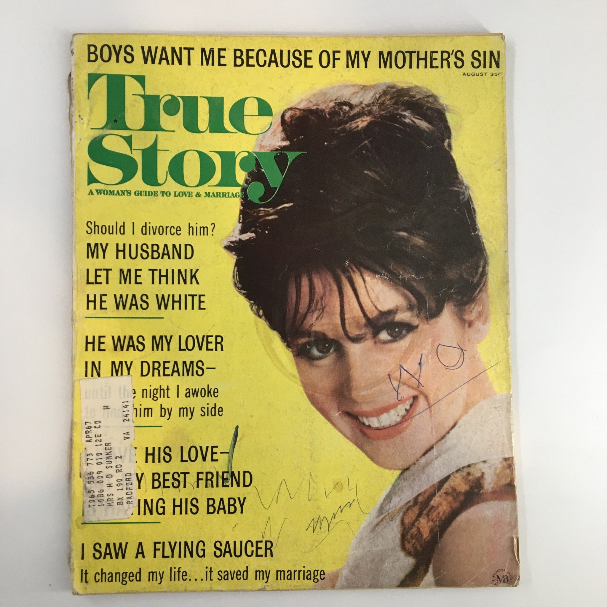 VTG True Story Magazine August 1966 He Was My Lover In My Dreams