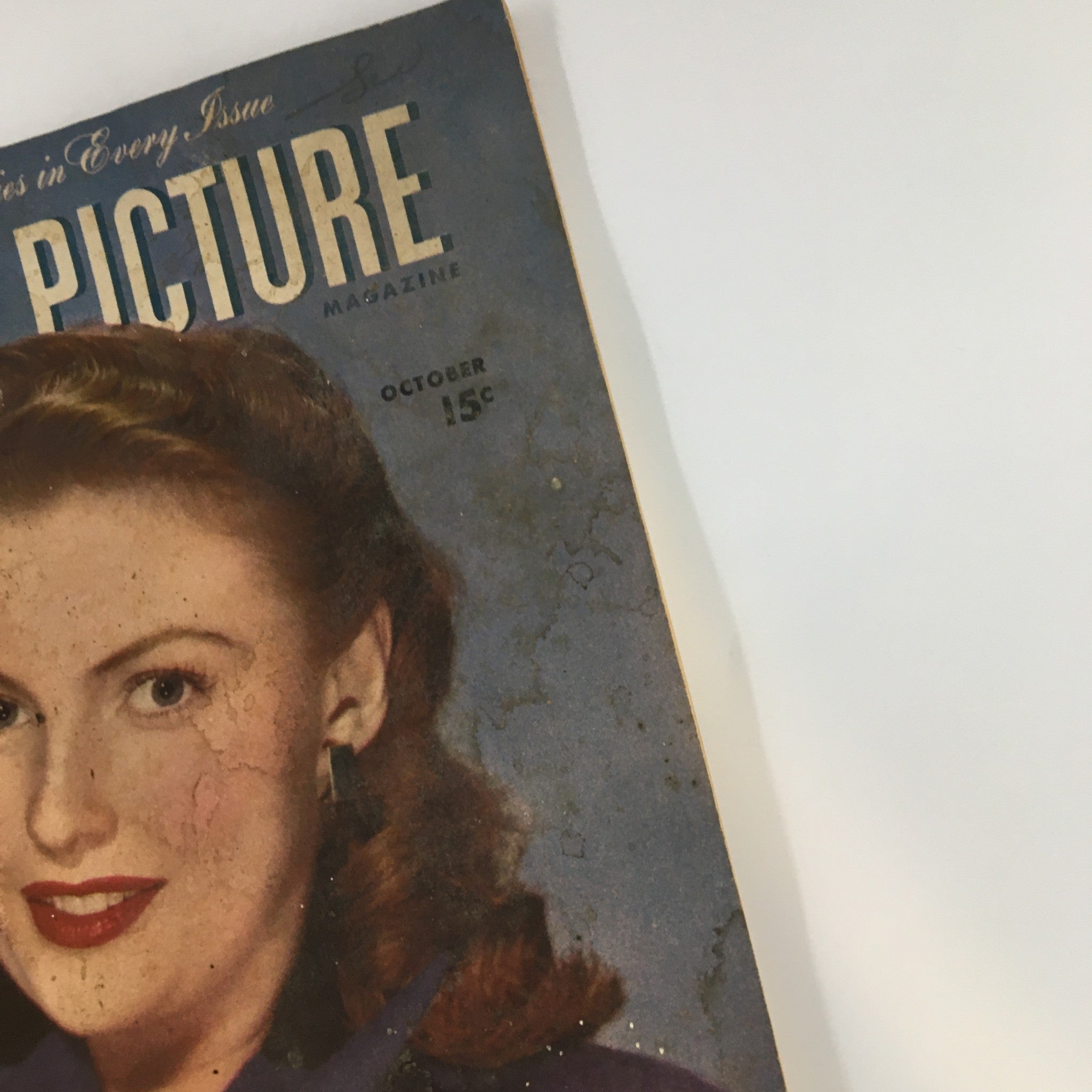 VTG Motion Picture Magazine October 1945 Joan Leslie A Close-Up No Label