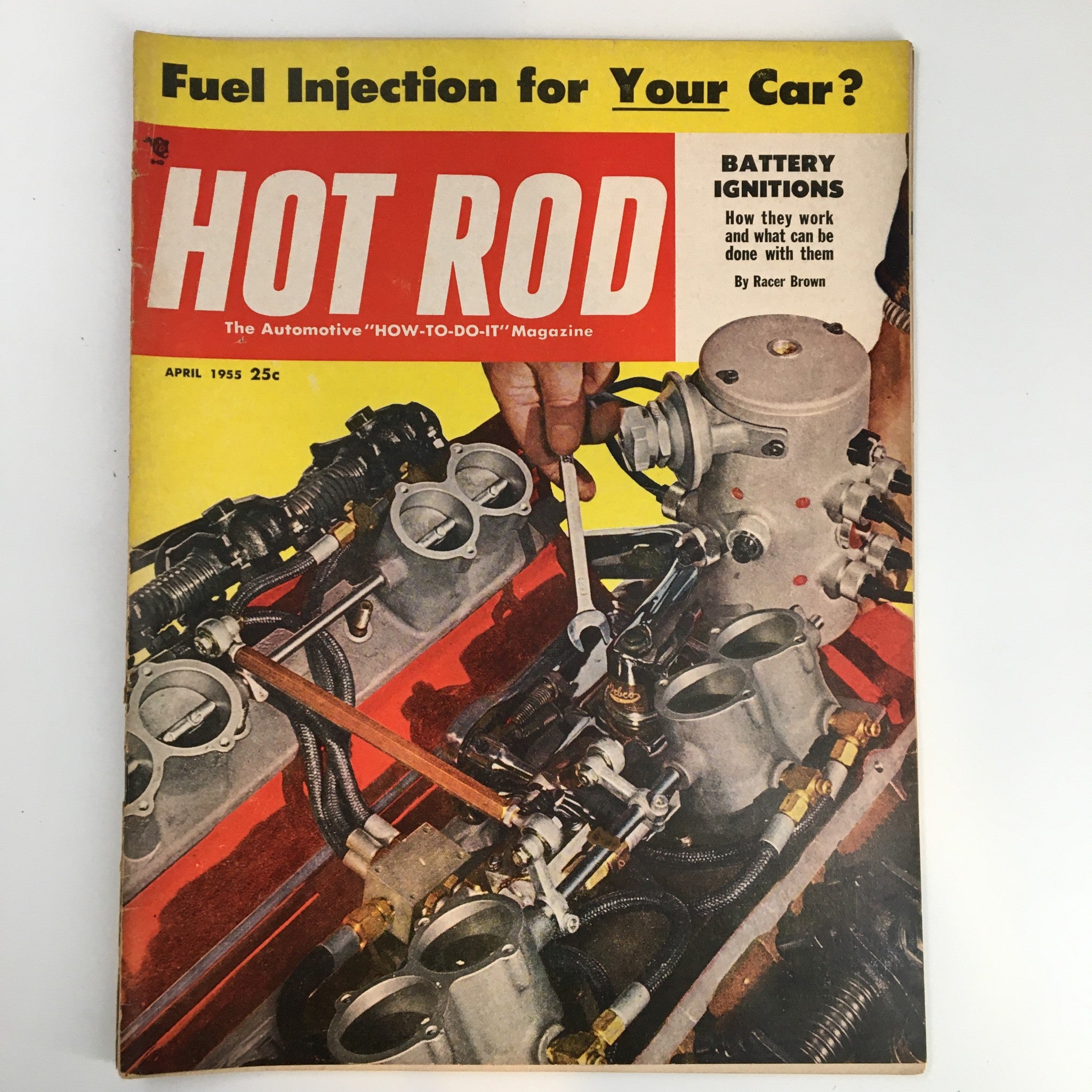 VTG Hot Rod Magazine April 1955 Digits of The Famed Tom Spalding No Label