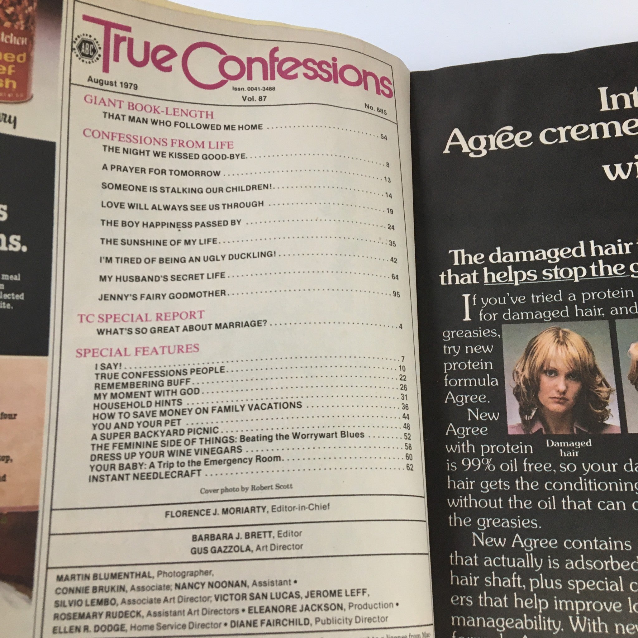 True Confessions Magazine August 1979 The Night We Kissed Goodbye No Label