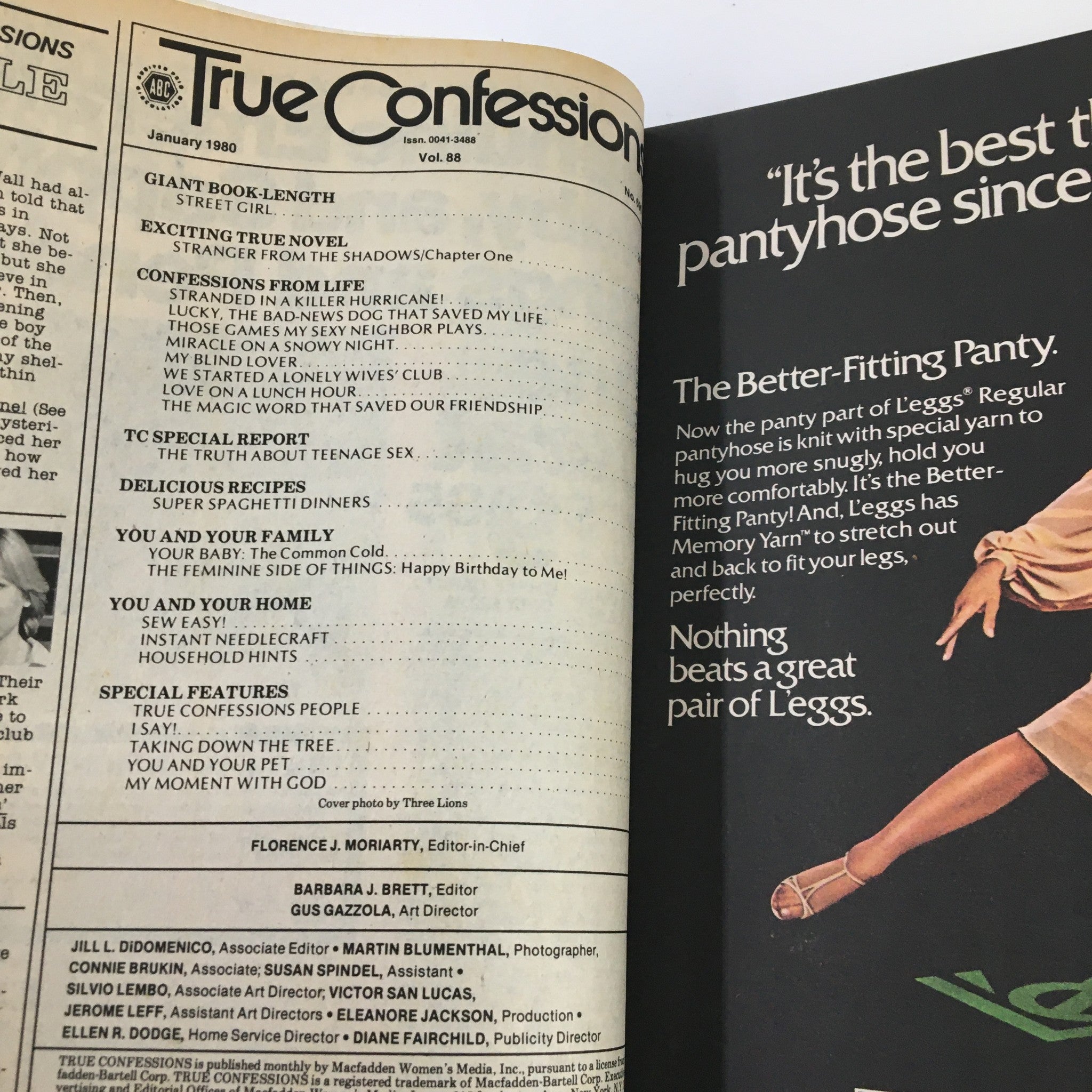 True Confessions Magazine January 1980 Stranger from the Shadows No Label