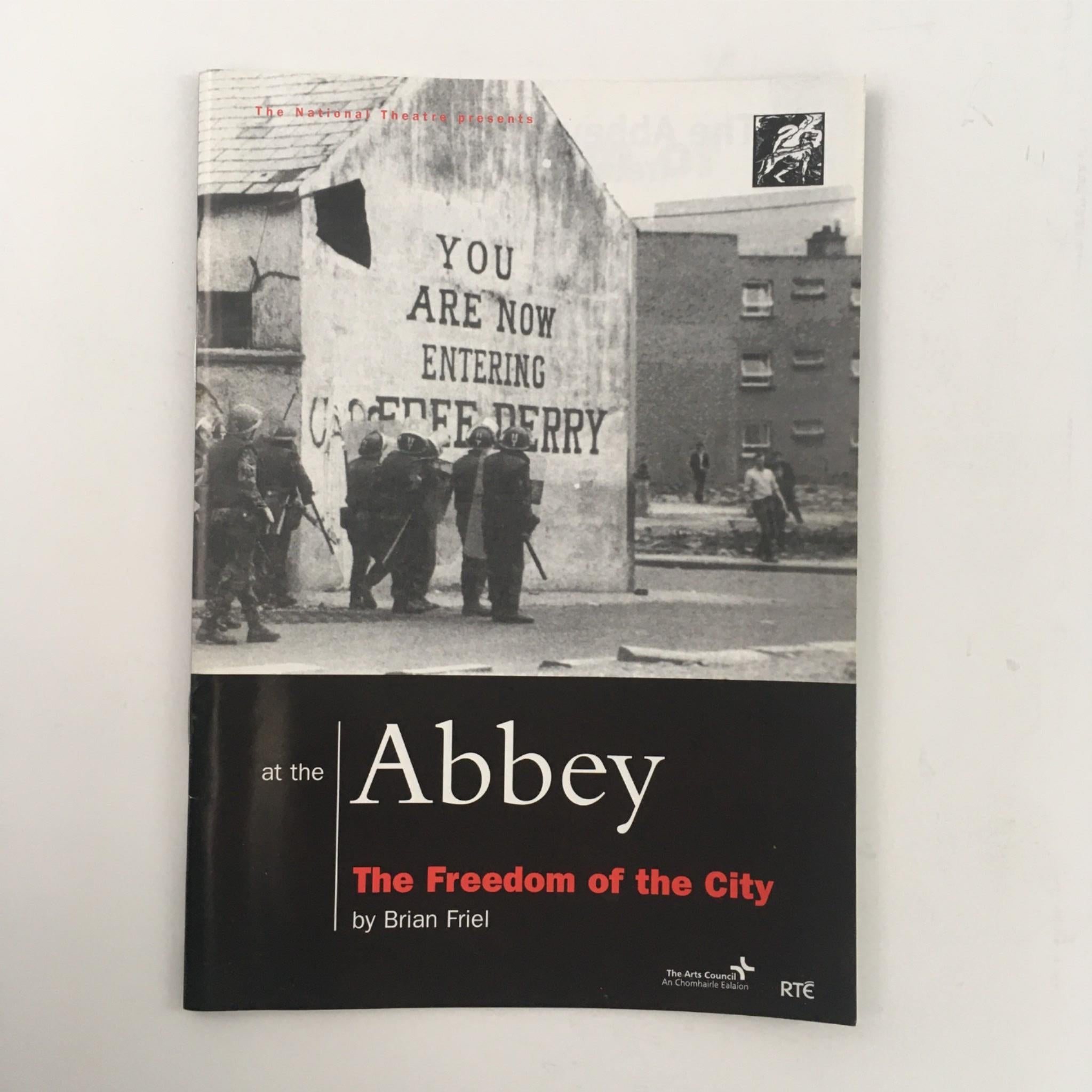 1999 The Freedom of the City by Brian Friel, Conall Morrison At The Abbey