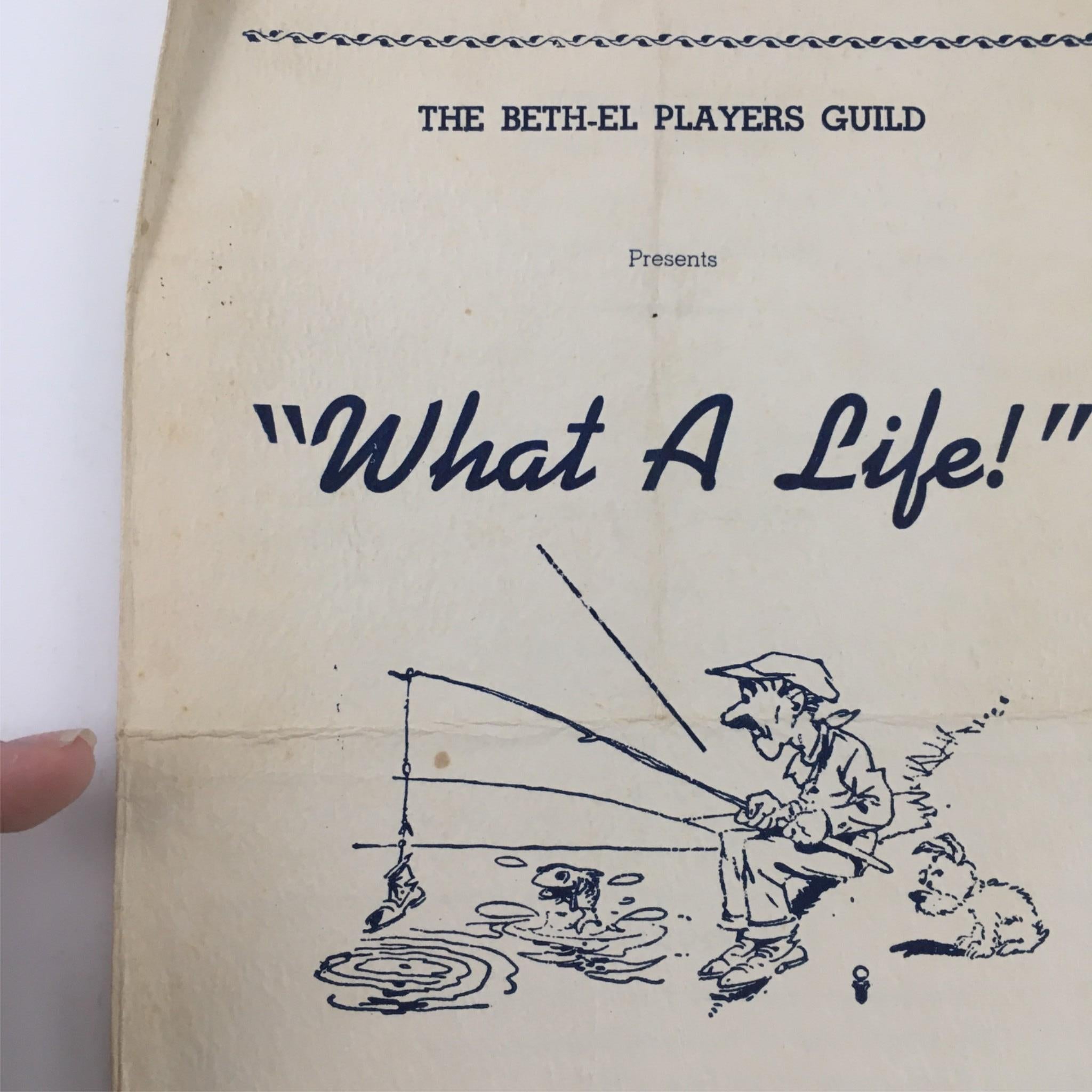 1939 What A Life by Clifford Goldsmith, Irwin Roseman at Beth-el Theatre