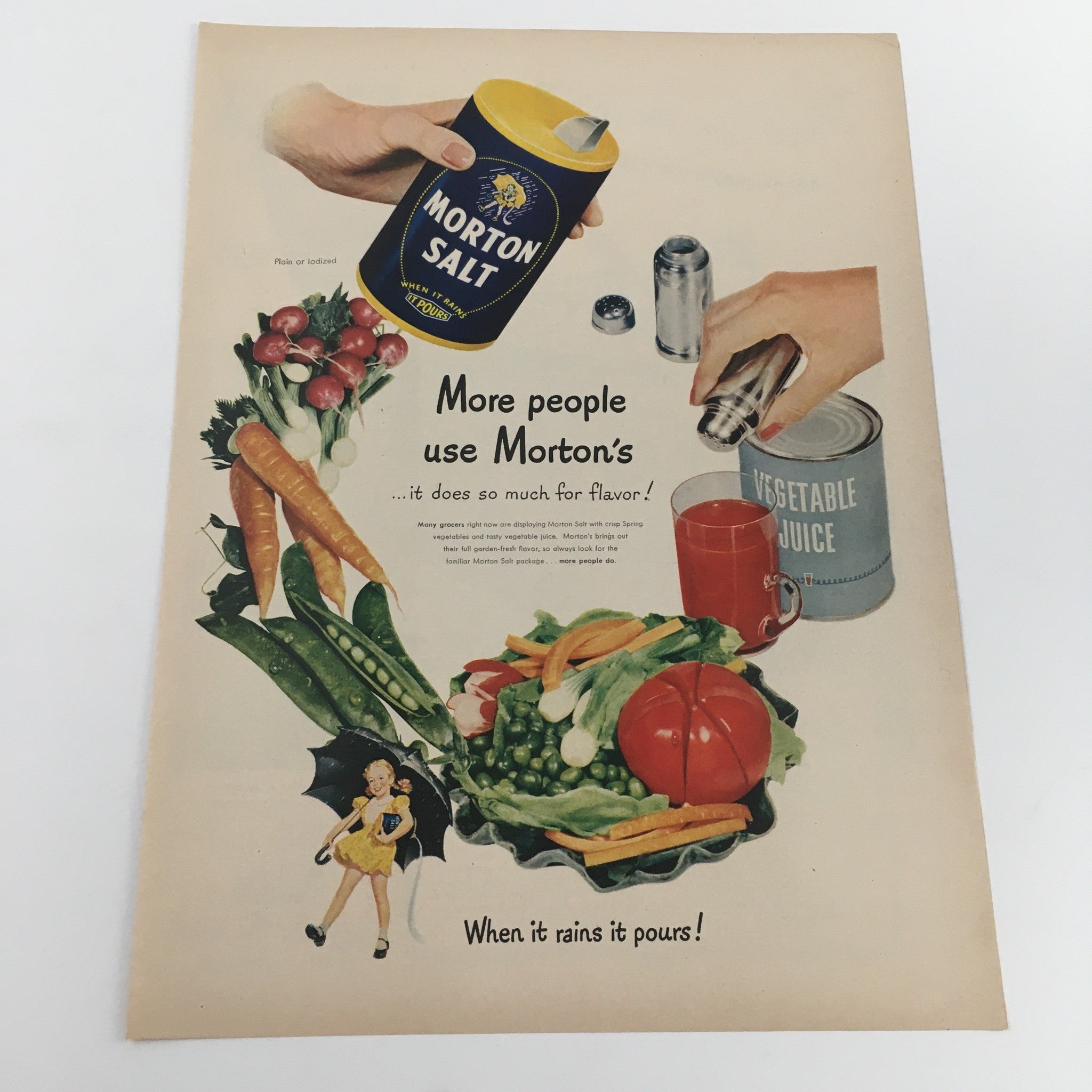 1950 Hunt's Tomato Sauce Lima Bean Casserole Recipe Vintage Print Ad