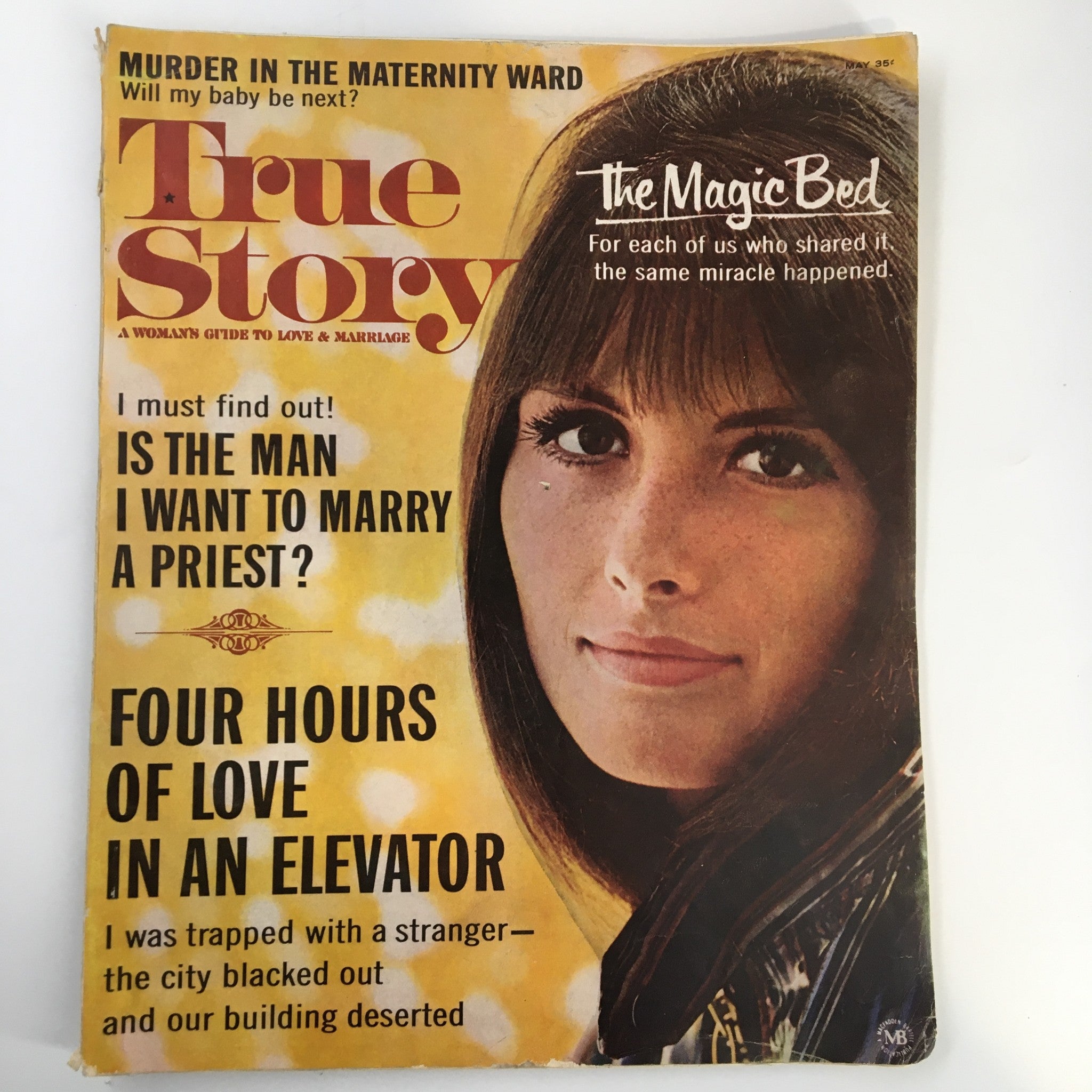 VTG True Story Magazine May 1966 Four Hours of Love in an Elevator No Label