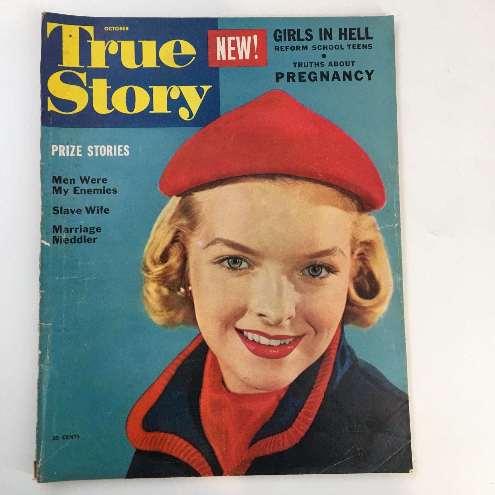 VTG True Story Magazine October 1953 Girls in Hell Reform School Teens No Label