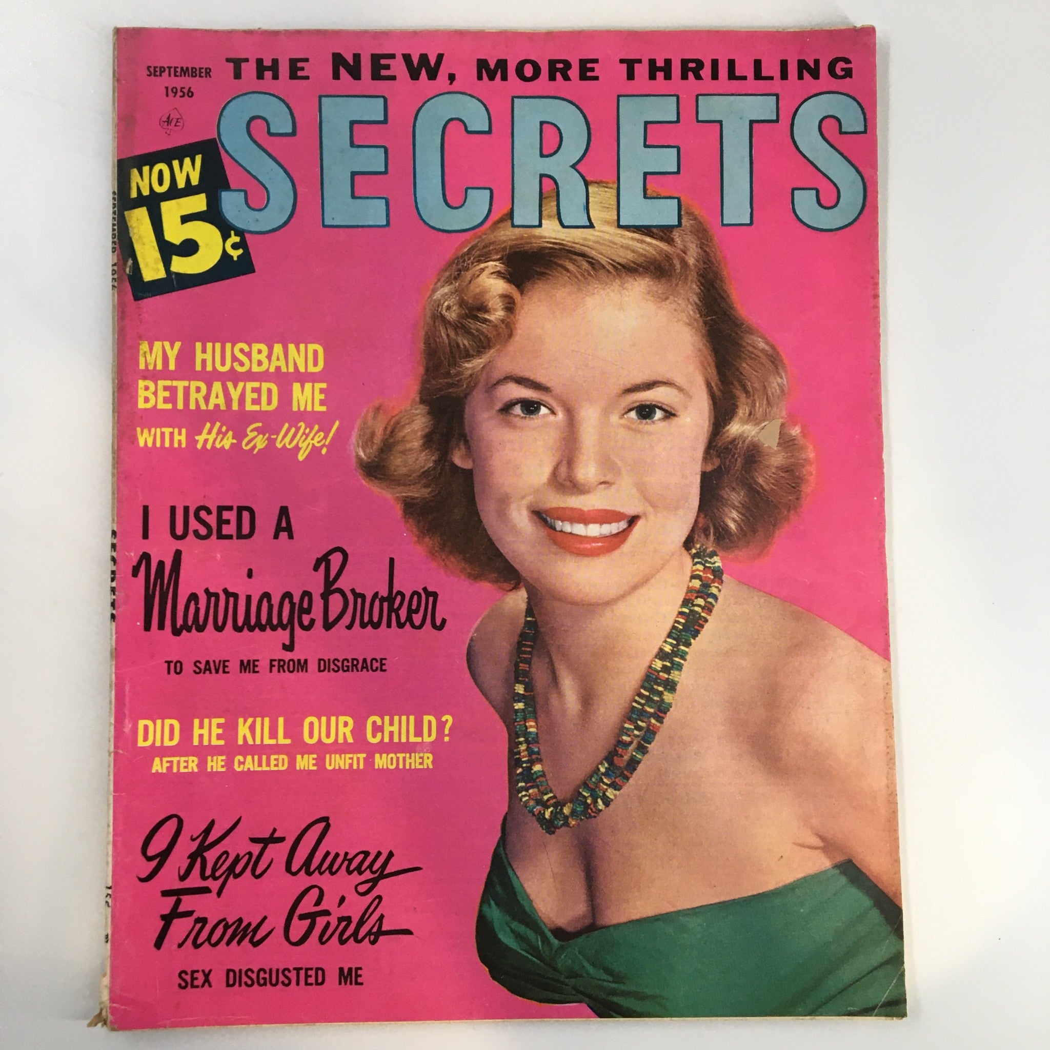 VTG Secrets Magazine September 1956 I Used A Marriage Broker No Label