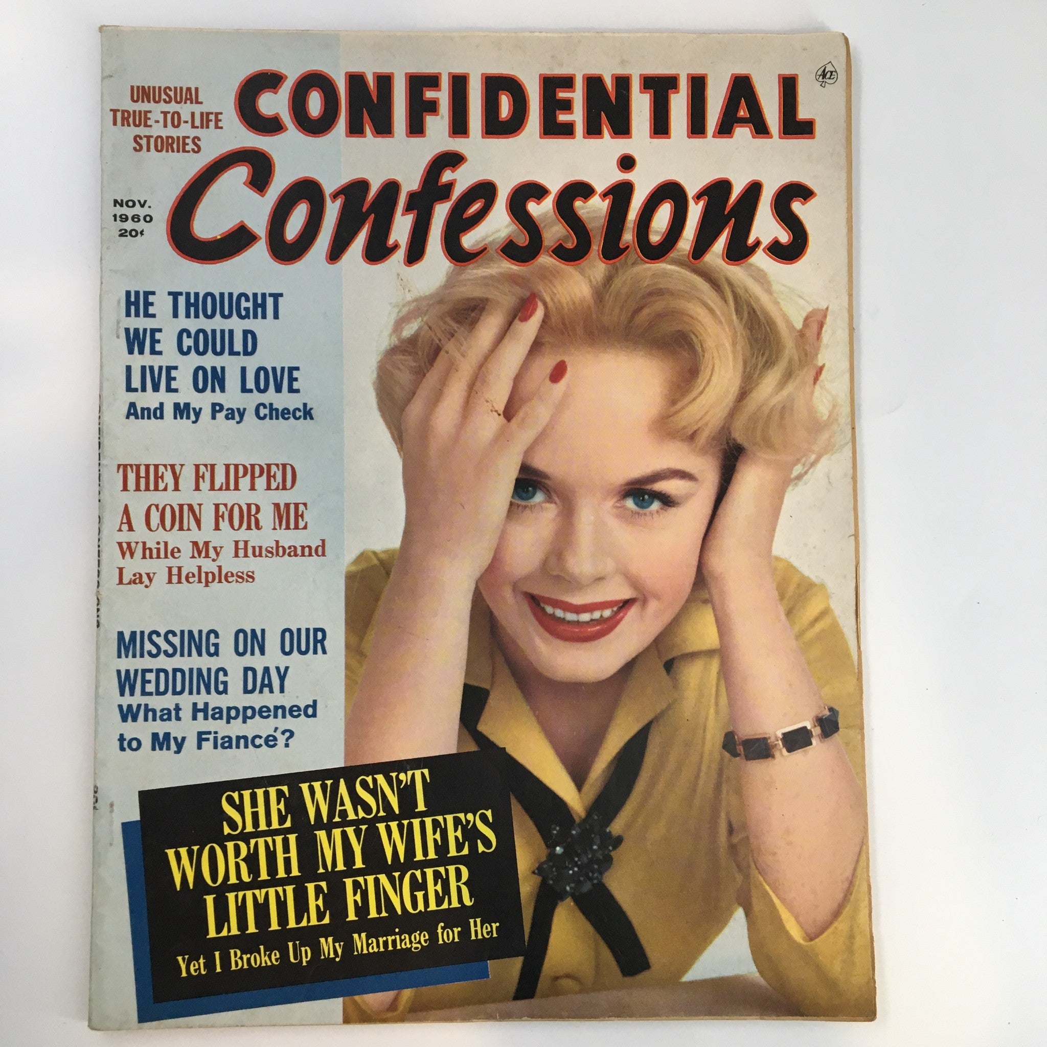 Confidential Confessions Magazine November 1960 They Flipped A Coin For Me