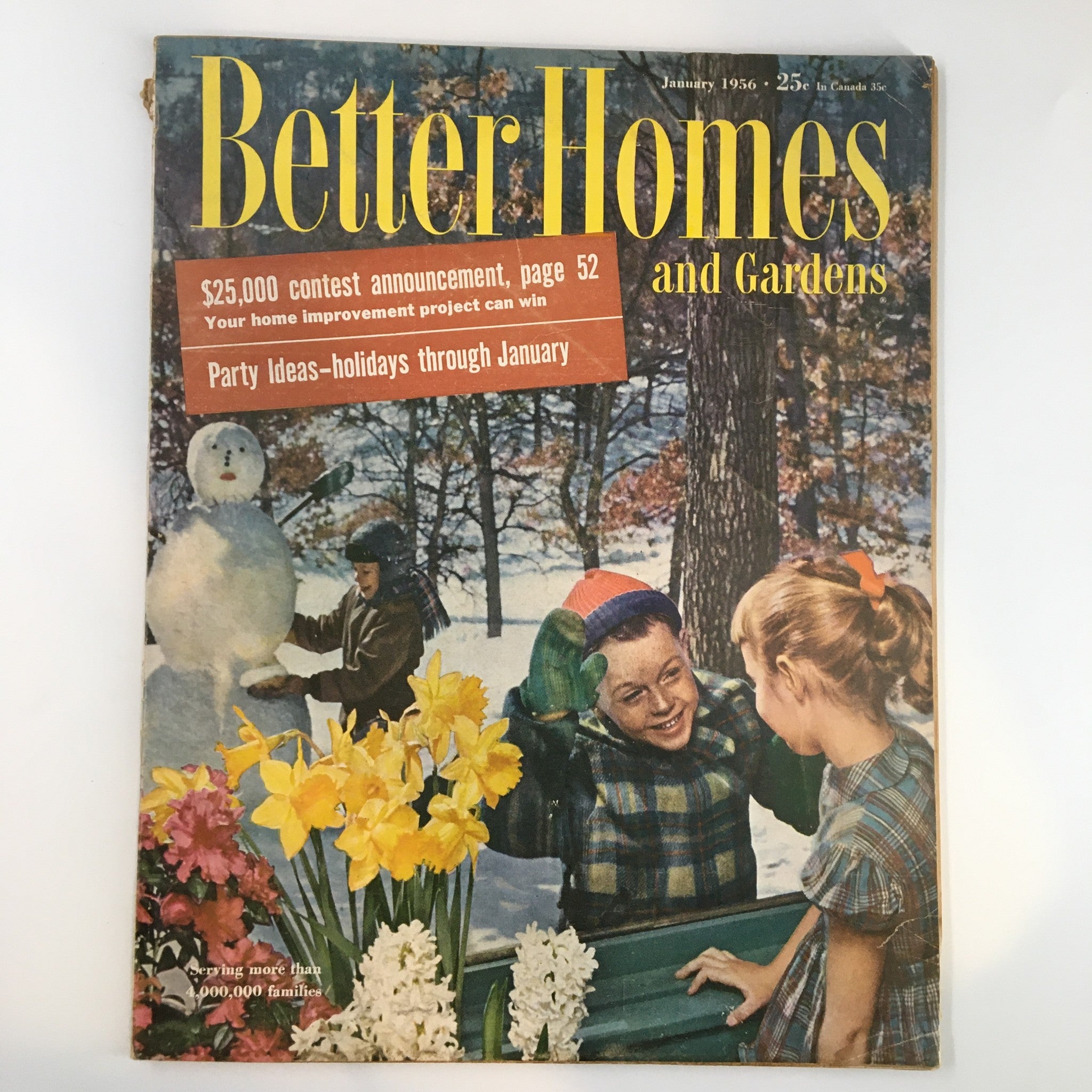 Better Homes & Gardens Magazine January 1956 Table Mirrors Are Back Again