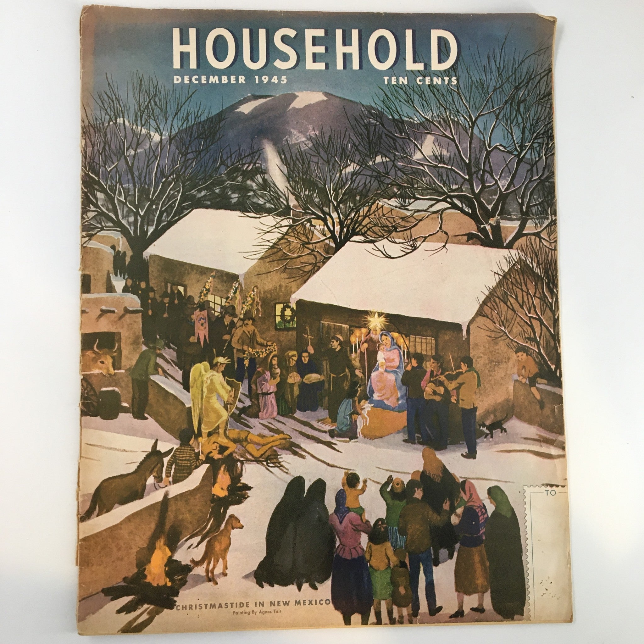 VTG Household Magazine December 1945 Christmastide in New Mexico
