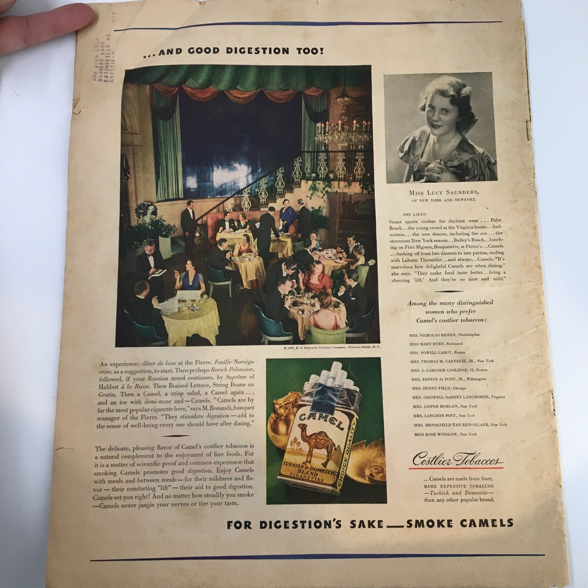 VTG Household Magazine August 1936 A Thrilling Serial of the Southwest