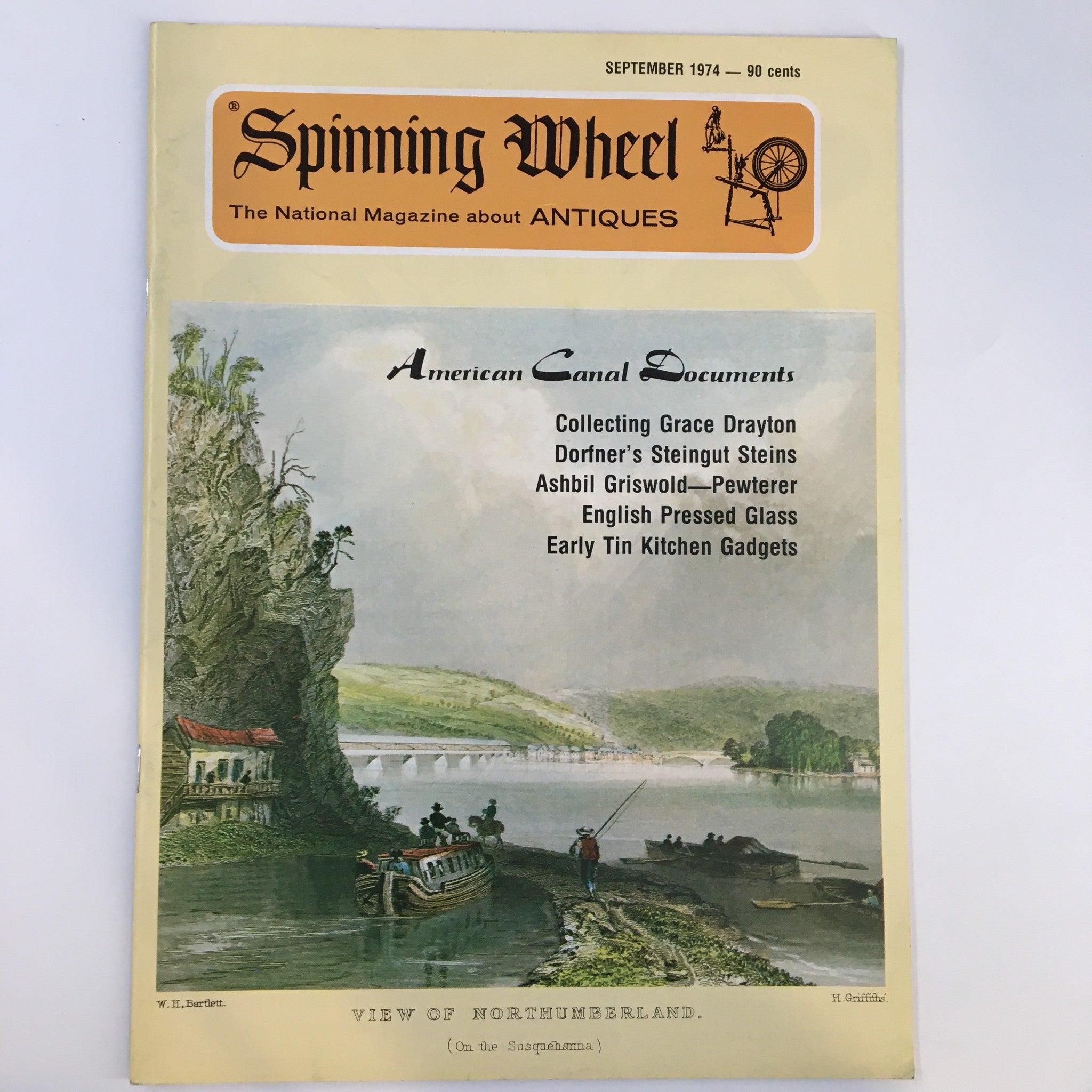 VTG Spinning Wheel Magazine September 1974 Collecting Grace Dayton