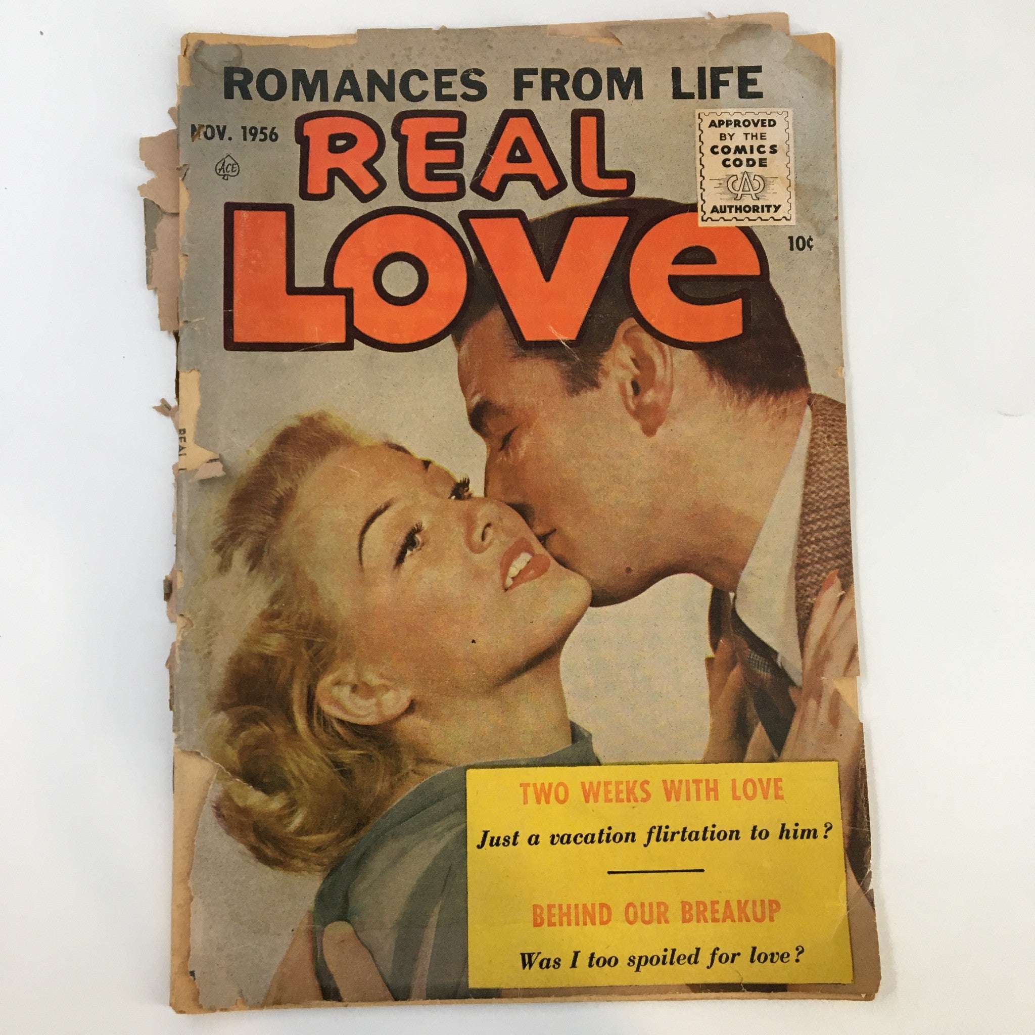 VTG Real Love Magazine November 1956 Two Weeks With Love No Label