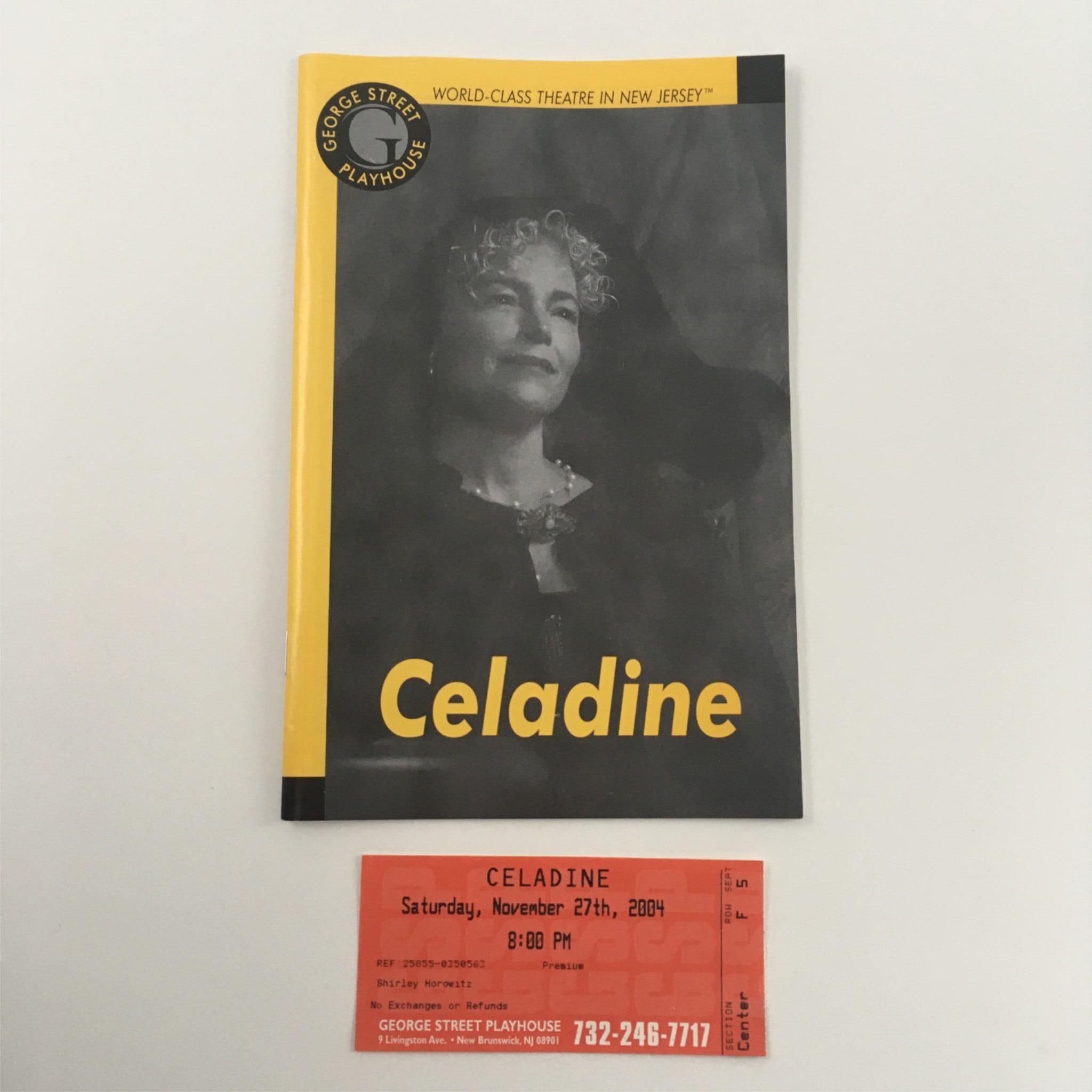 2004 Celadine by Charles Evered, David Saint at George Street Playhouse