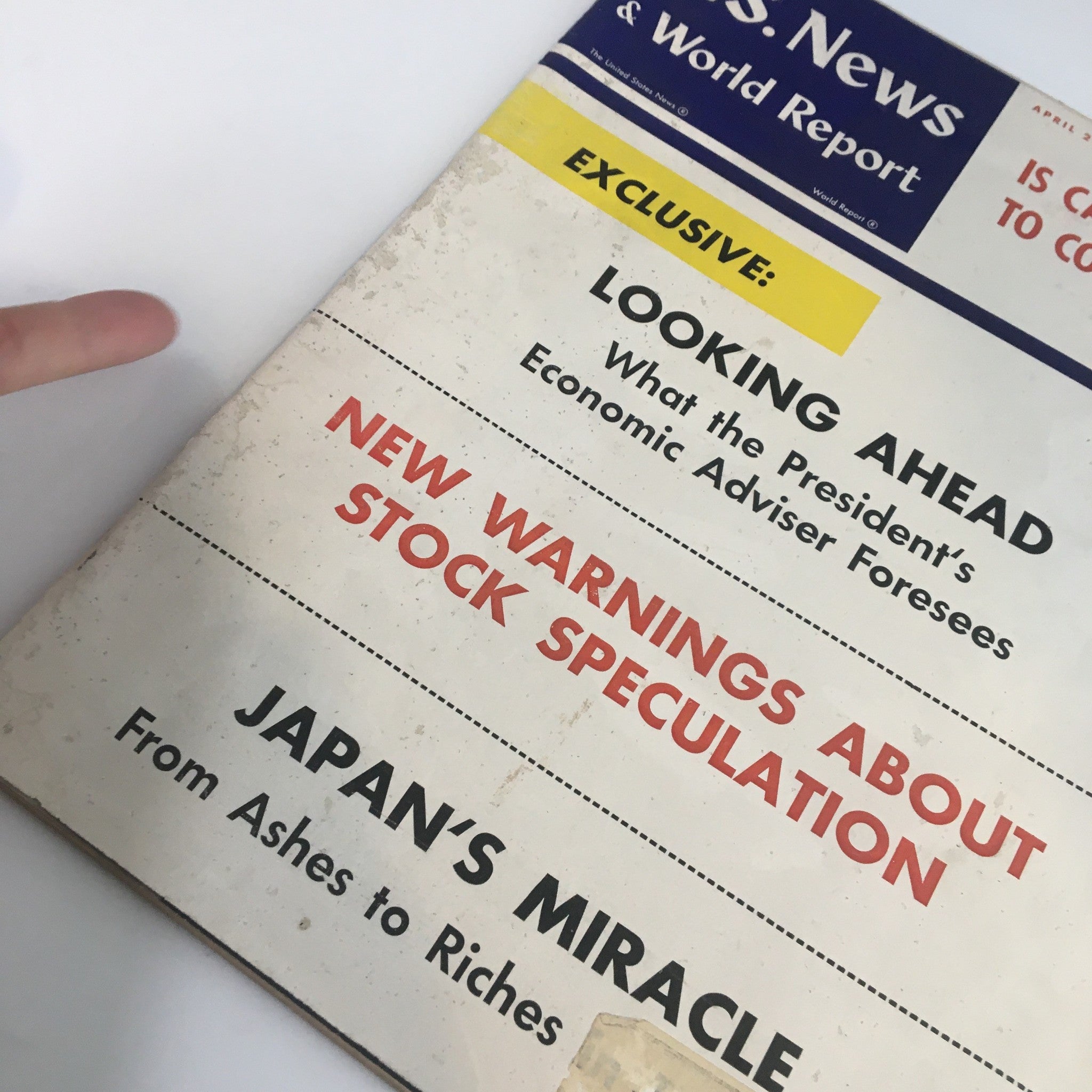 US News & World Report Magazine April 20 1959 Japan's Miracle Ashes to Riches