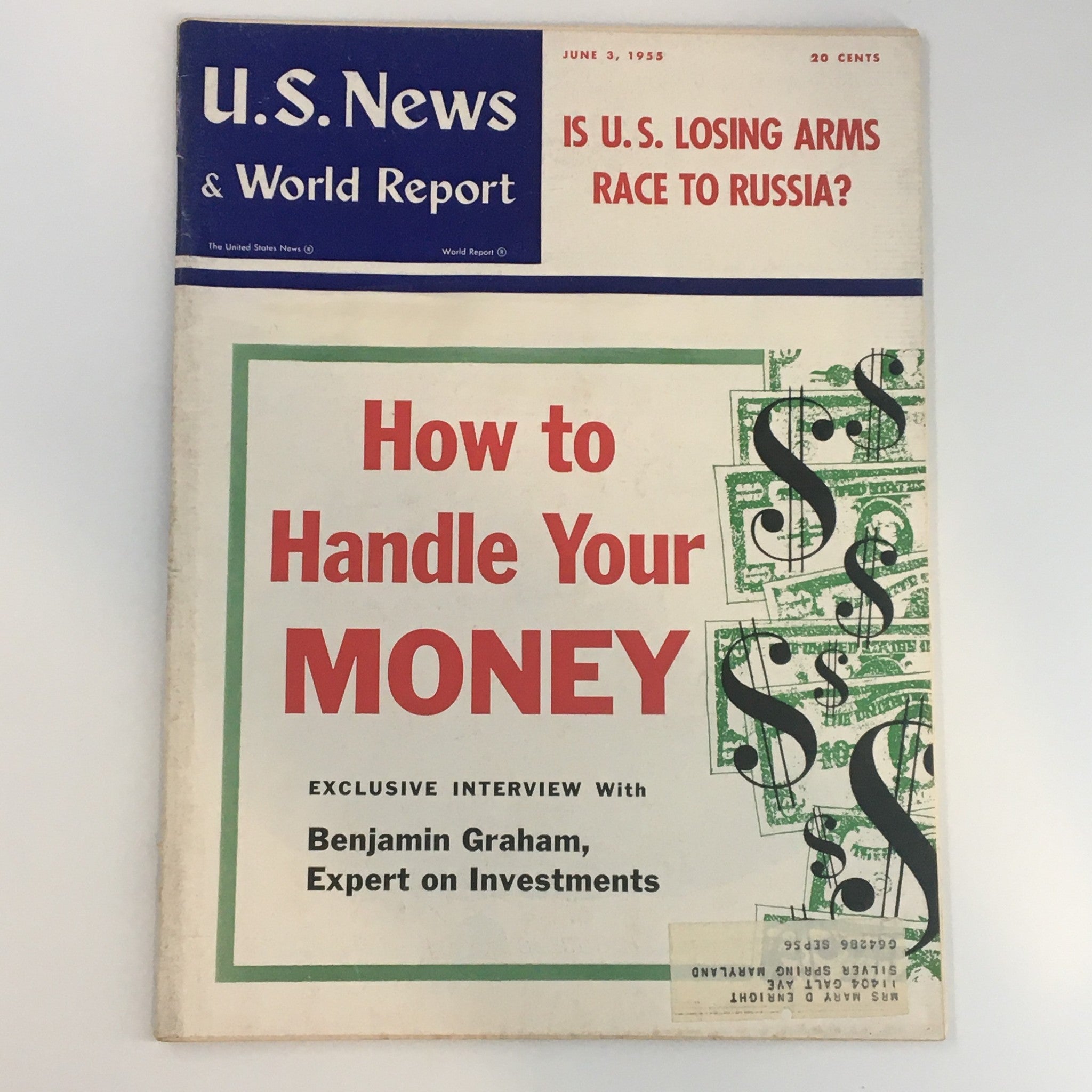 US News & World Report Magazine June 3 1955 How To Handle Your Money