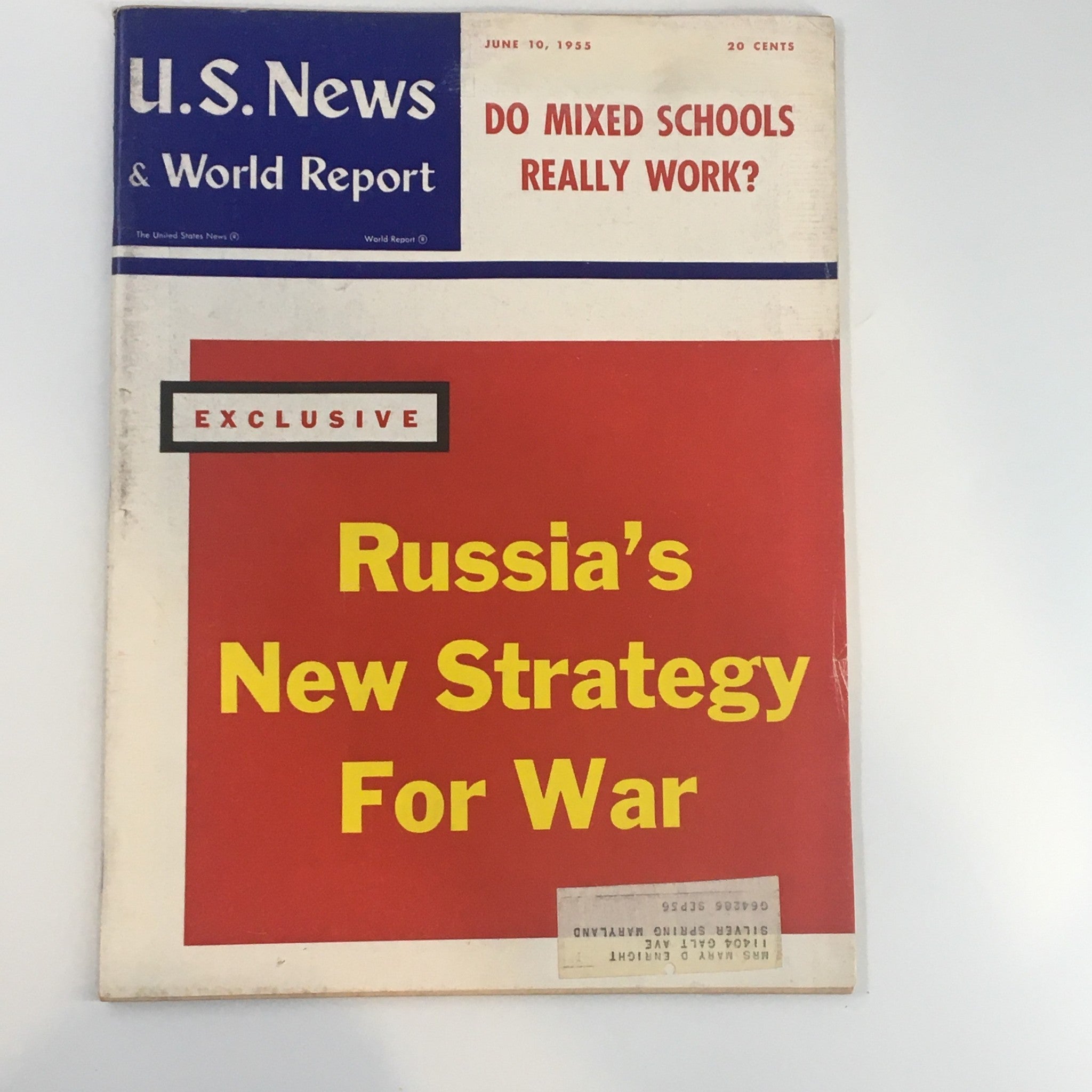 US News & World Report Magazine June 10 1955 Russia's New  Strategy for War