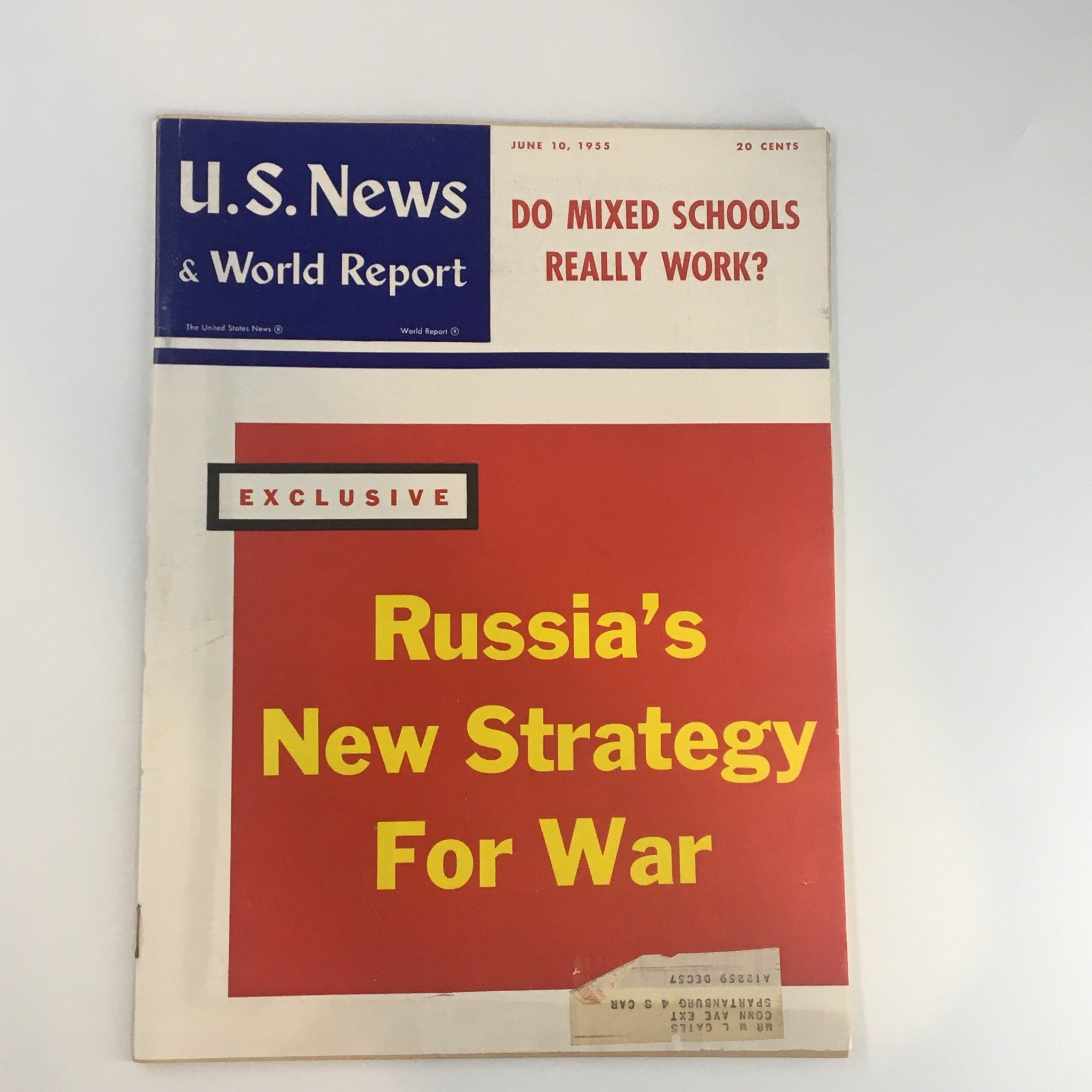 US News & World Report Magazine June 10 1955 Russia's New Strategy For War