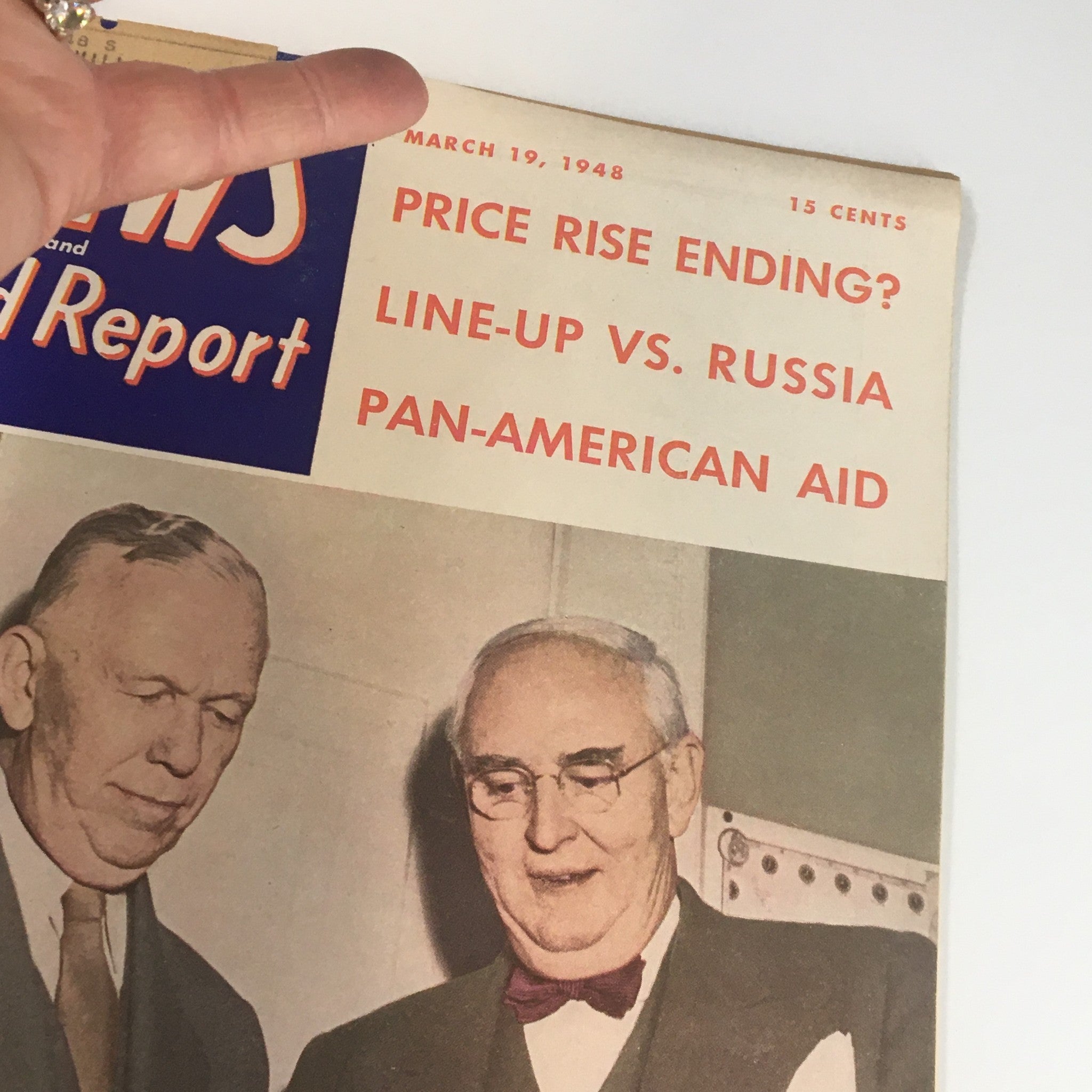 U.S. News & World Report Magazine March 19 1948 The Marshall-Vandenberg Plan