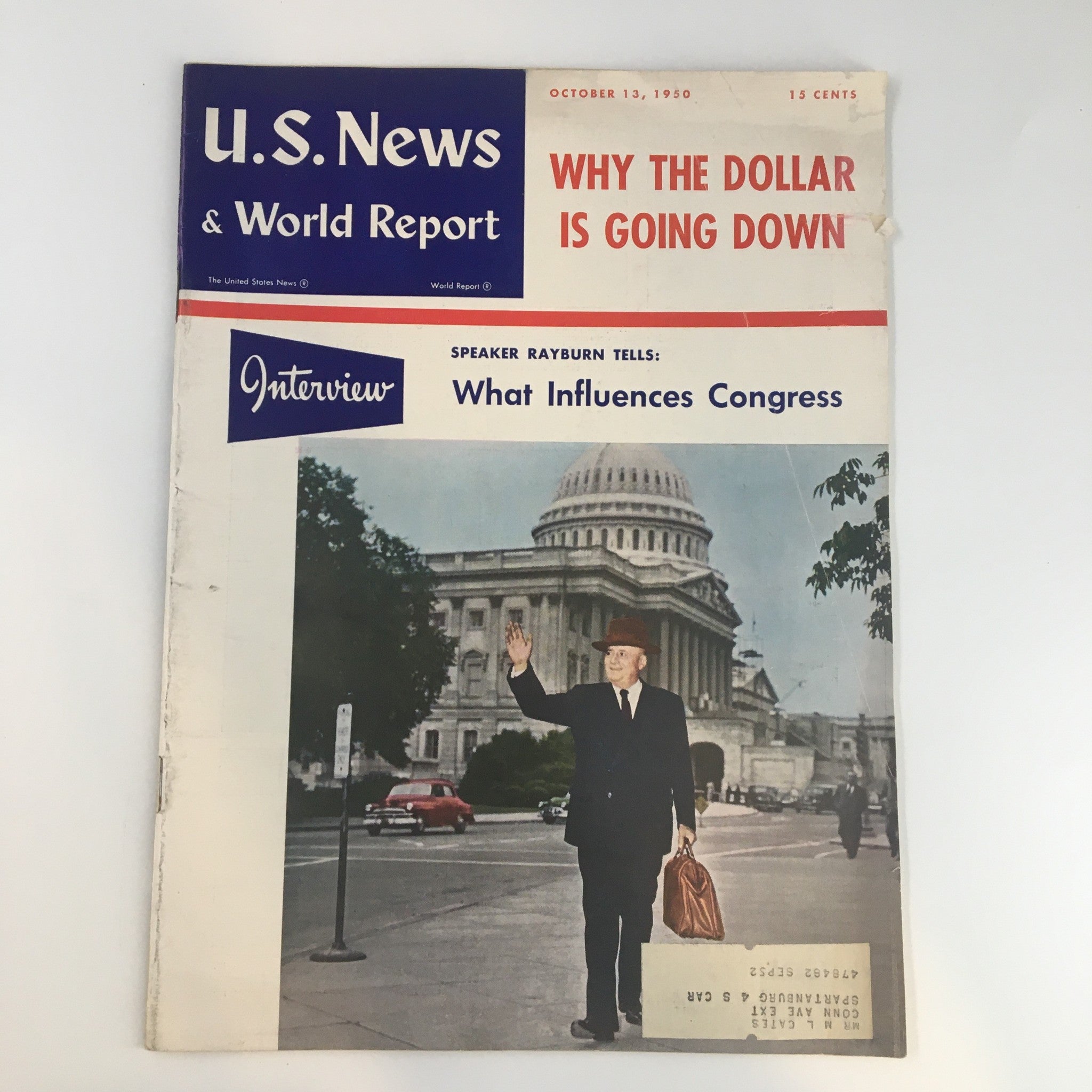 U.S. News & World Report Magazine October 13 1950 What Influences Congress