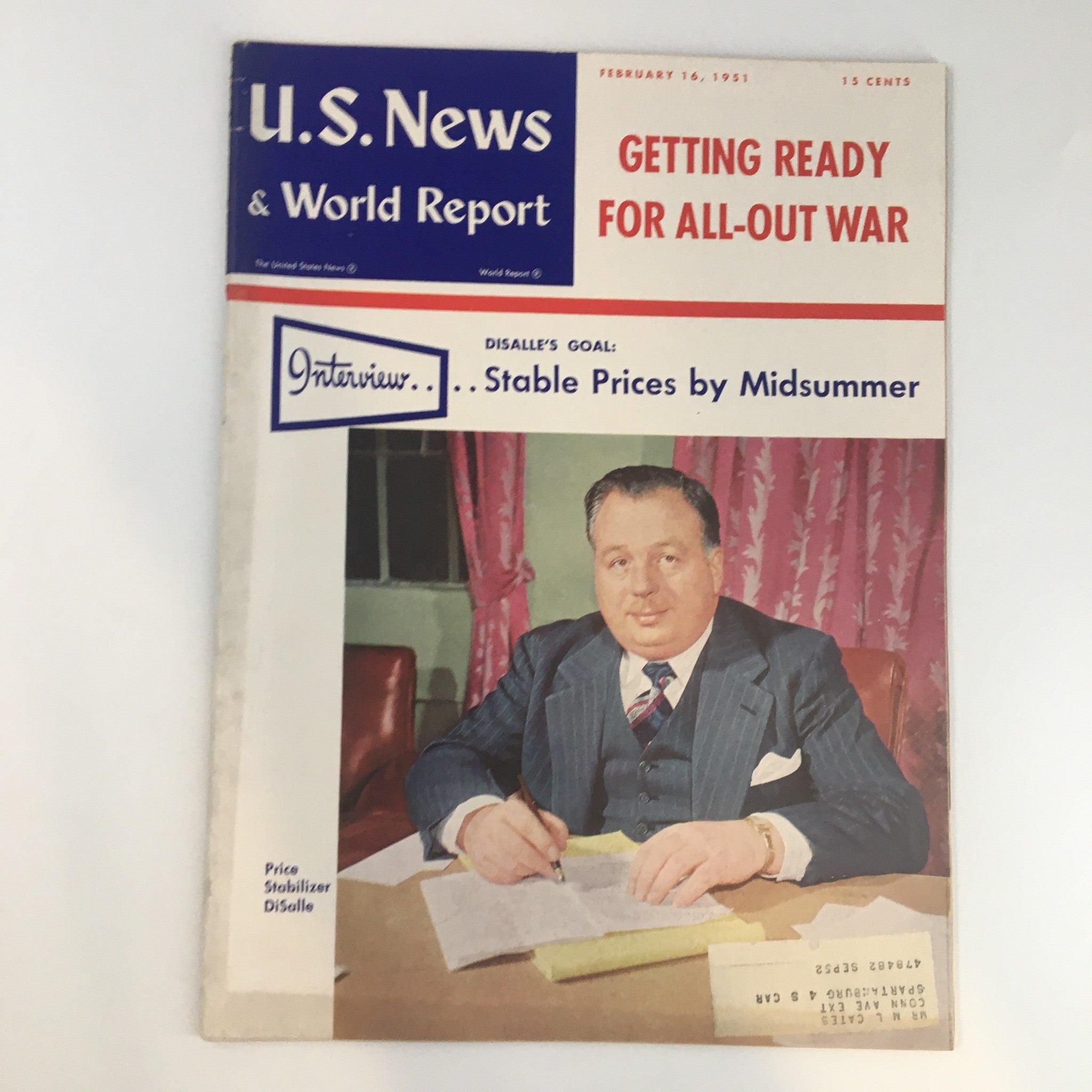 U.S. News & World Report Magazine February 14 1951 Getting Ready For All-Out War