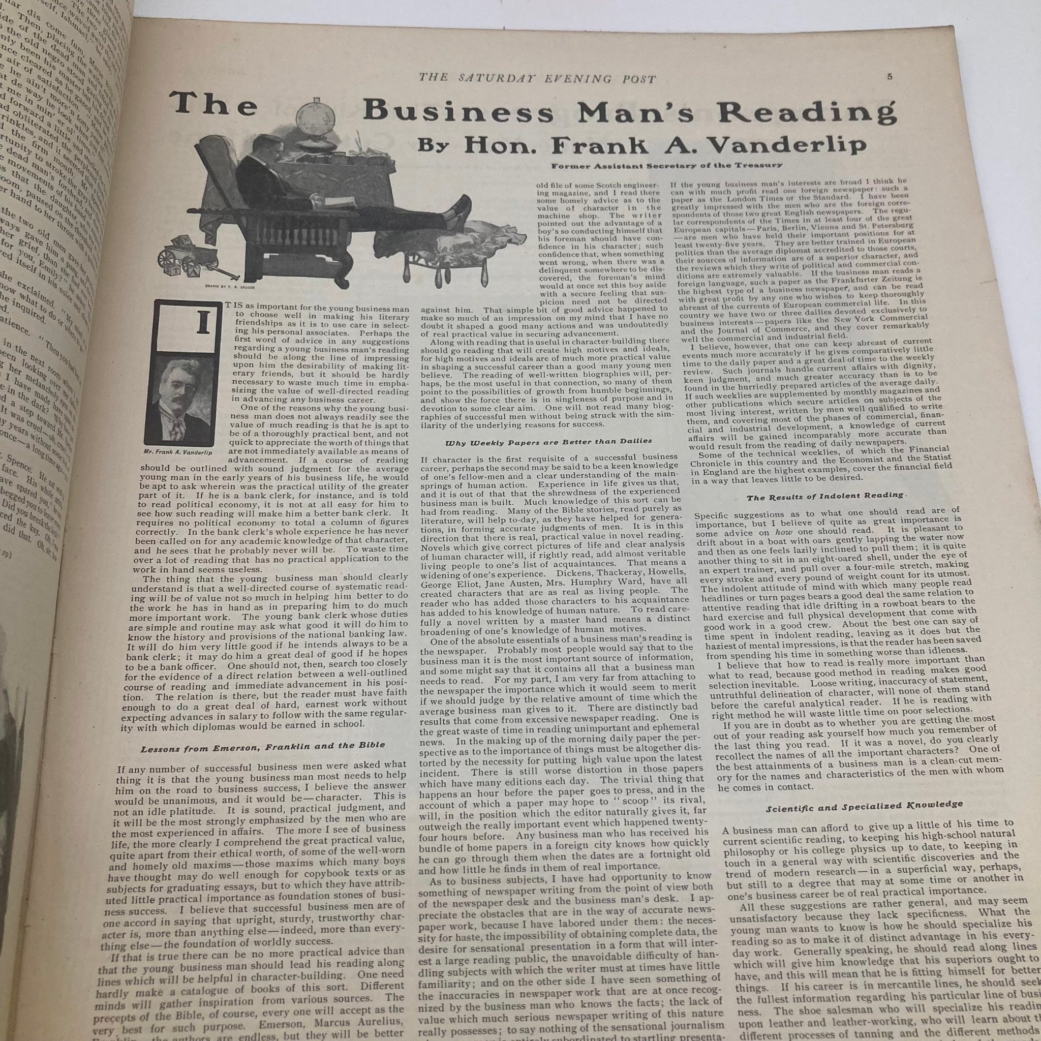 Saturday Evening Post Illustrated Cover January 25 1902 Midwinter Romance Number