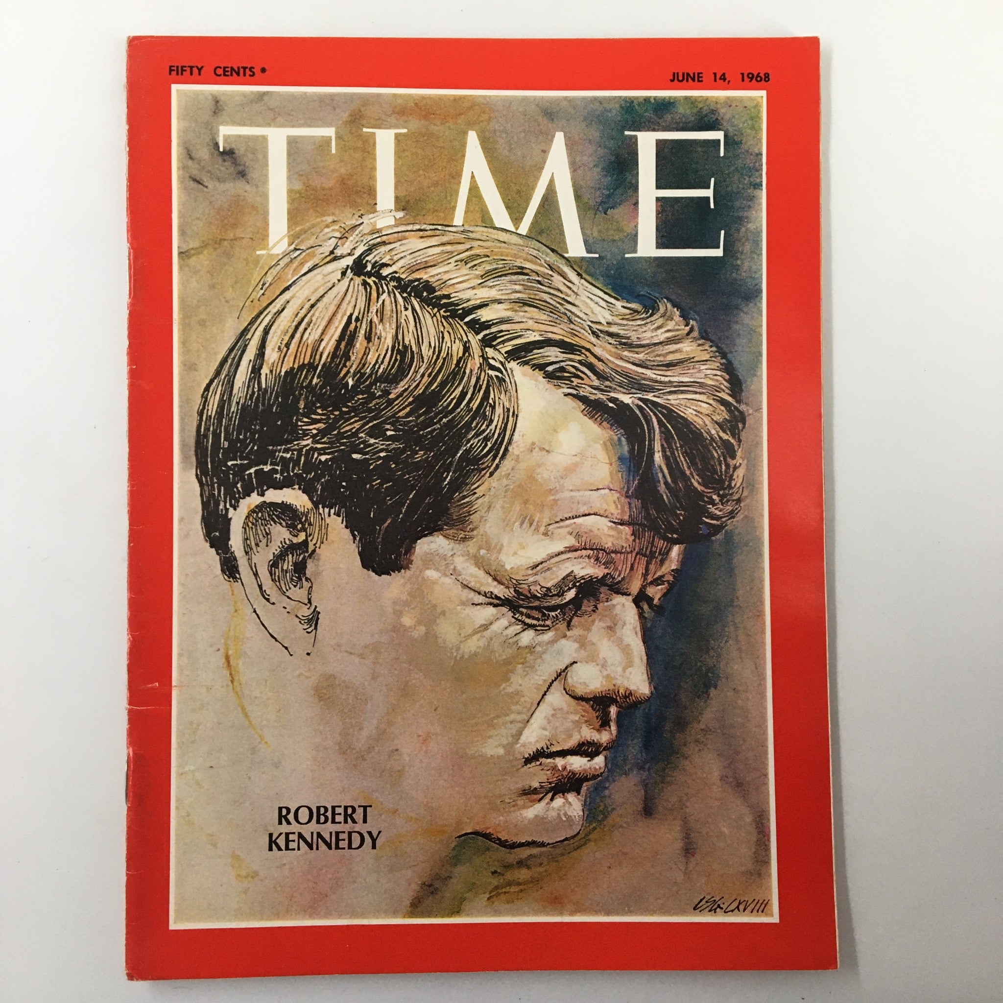 VTG Time Magazine June 14 1968 The Portrait of Robert Kennedy No Label