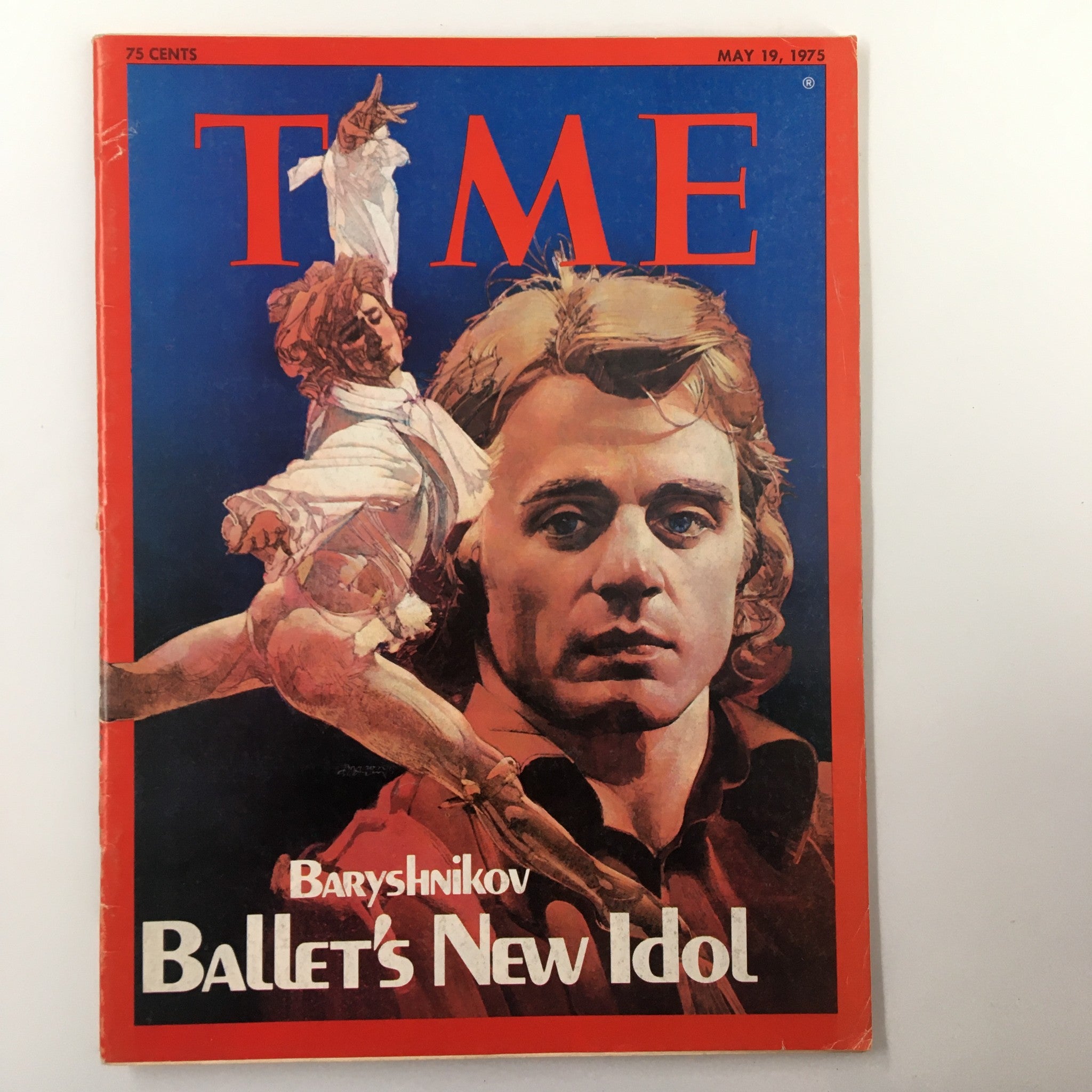 VTG Time Magazine May 19 1975 Baryshnikov Ballet's New Idol No Label