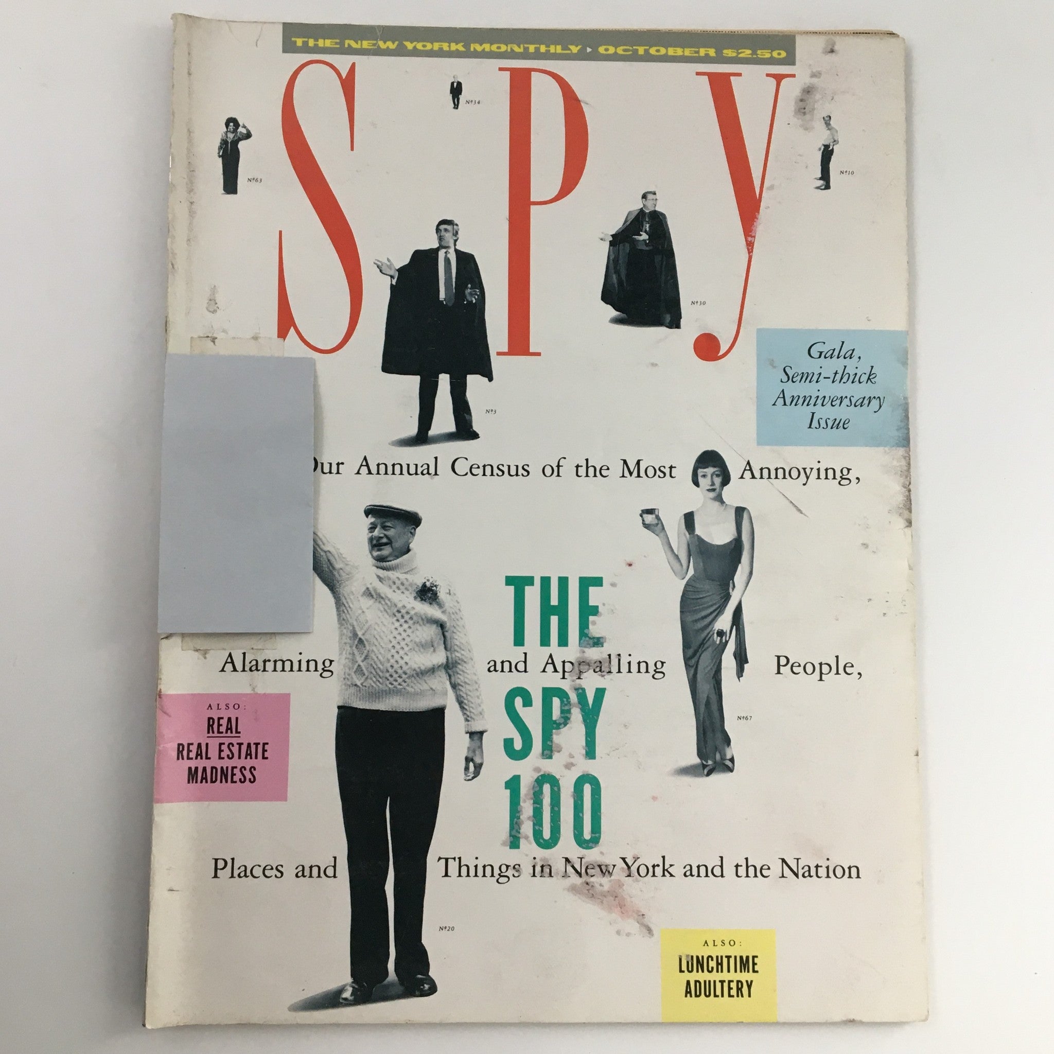 Spy Magazine October 1987 John Gotti & The Spy 100 & Real Estate Madness